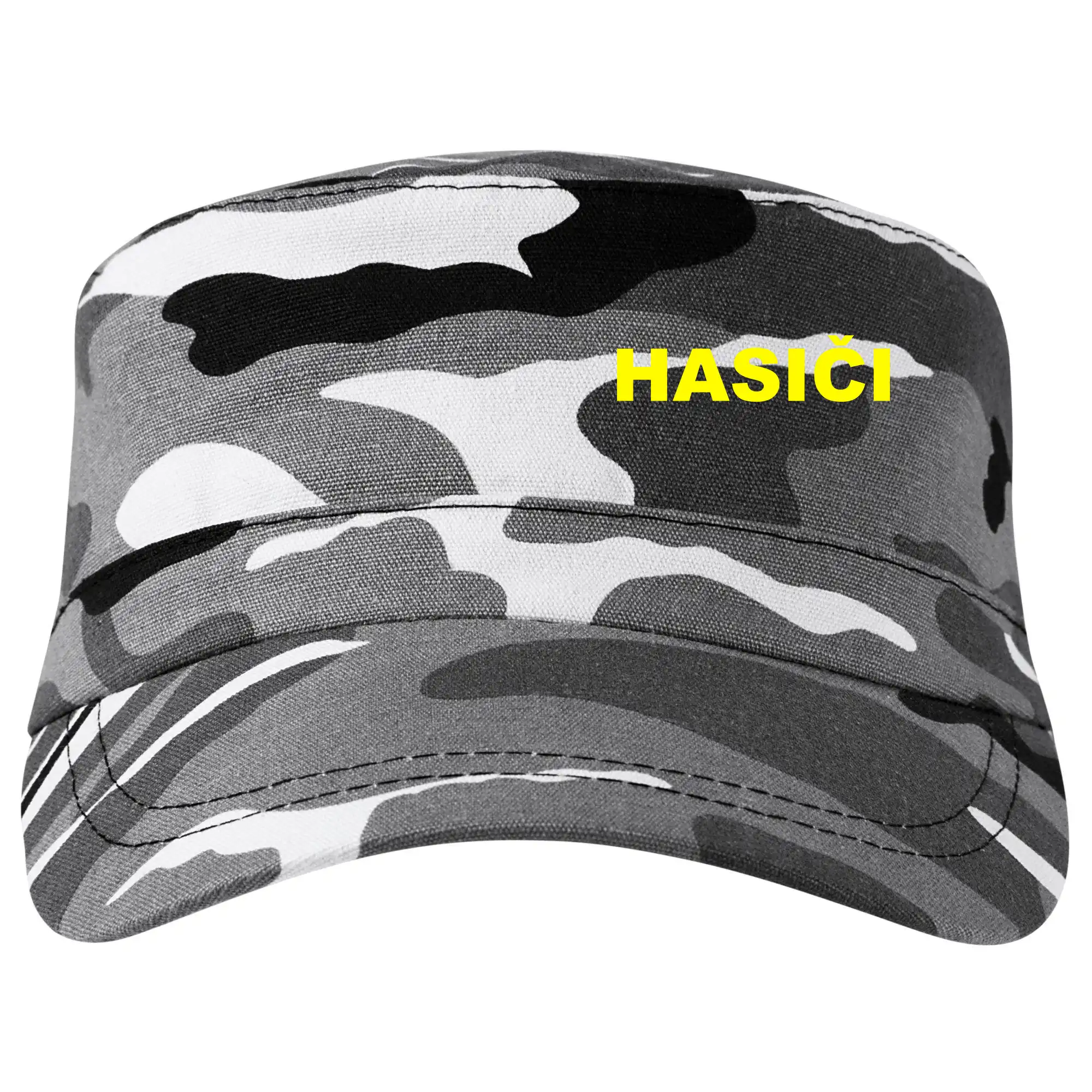 Originálne tričká pre hasičov - Hasiči názov samostatný - Šiltovka CAMO