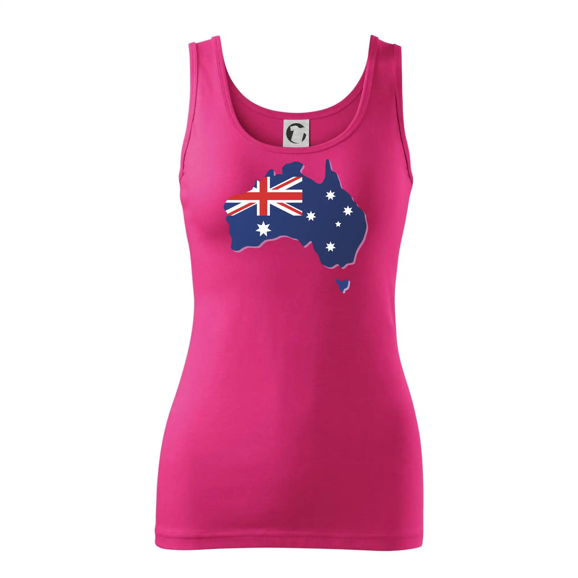 Austrálie - vlajka mapa