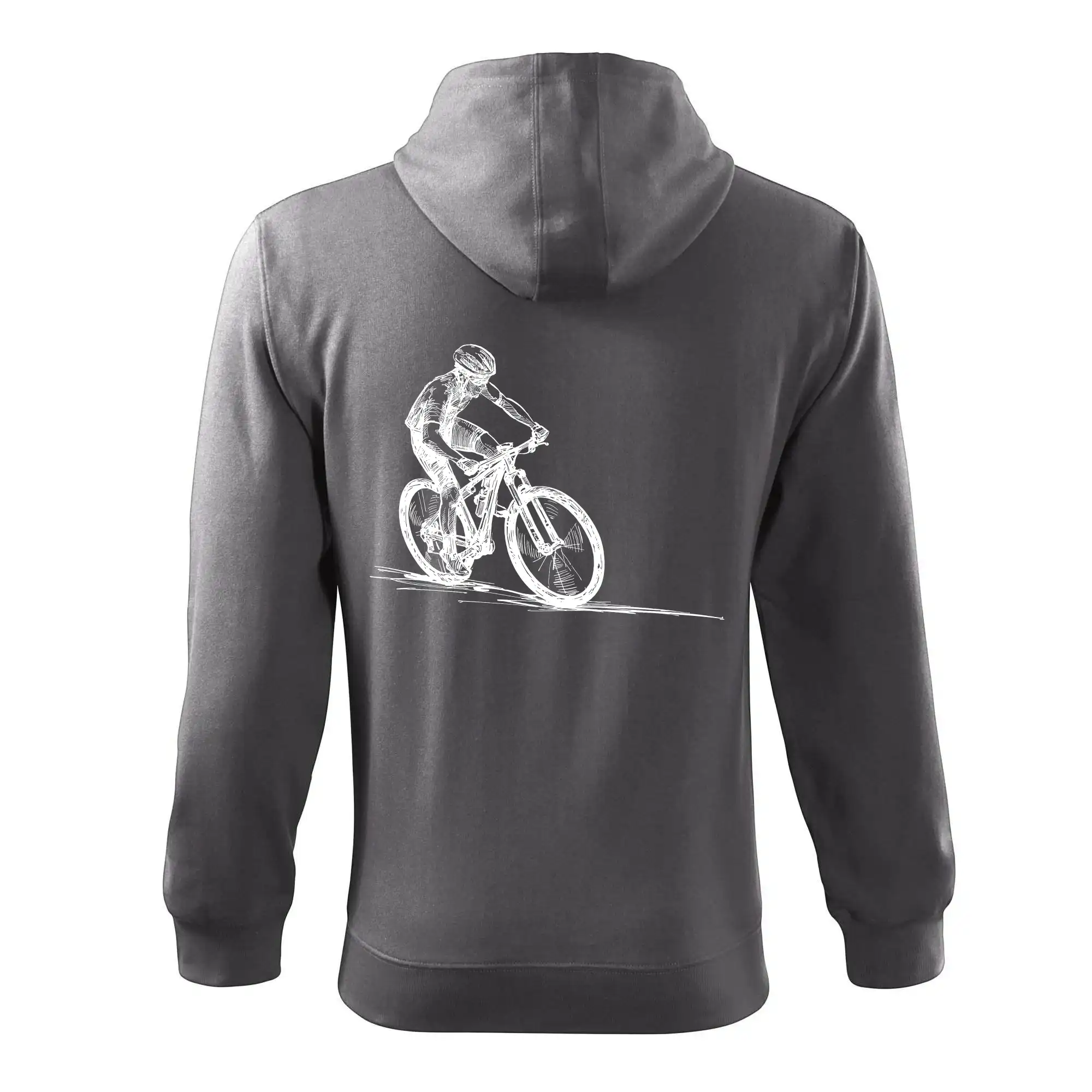 MTB kreslený cyklista