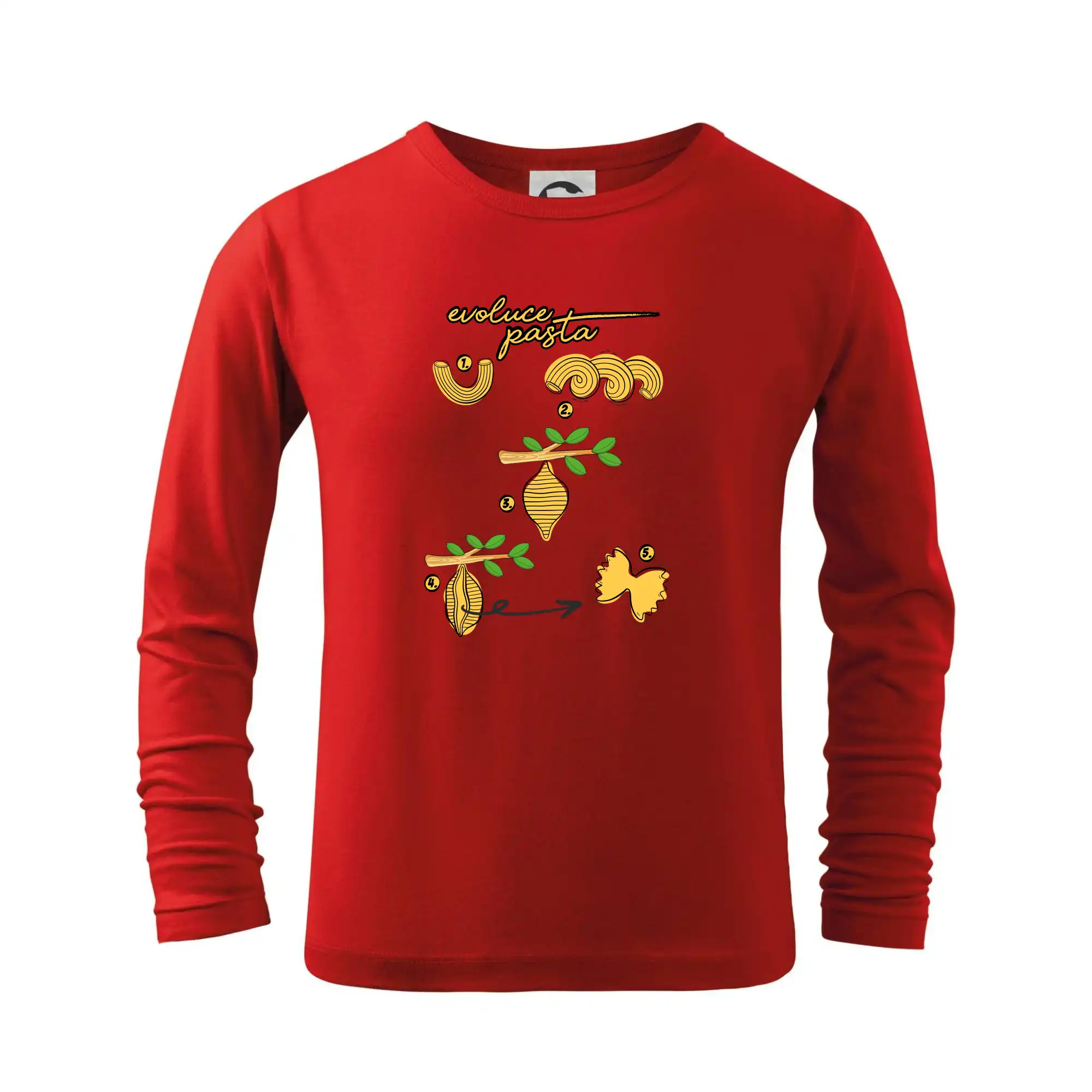 Evoluce pasta - Tričko detské Long Sleeve