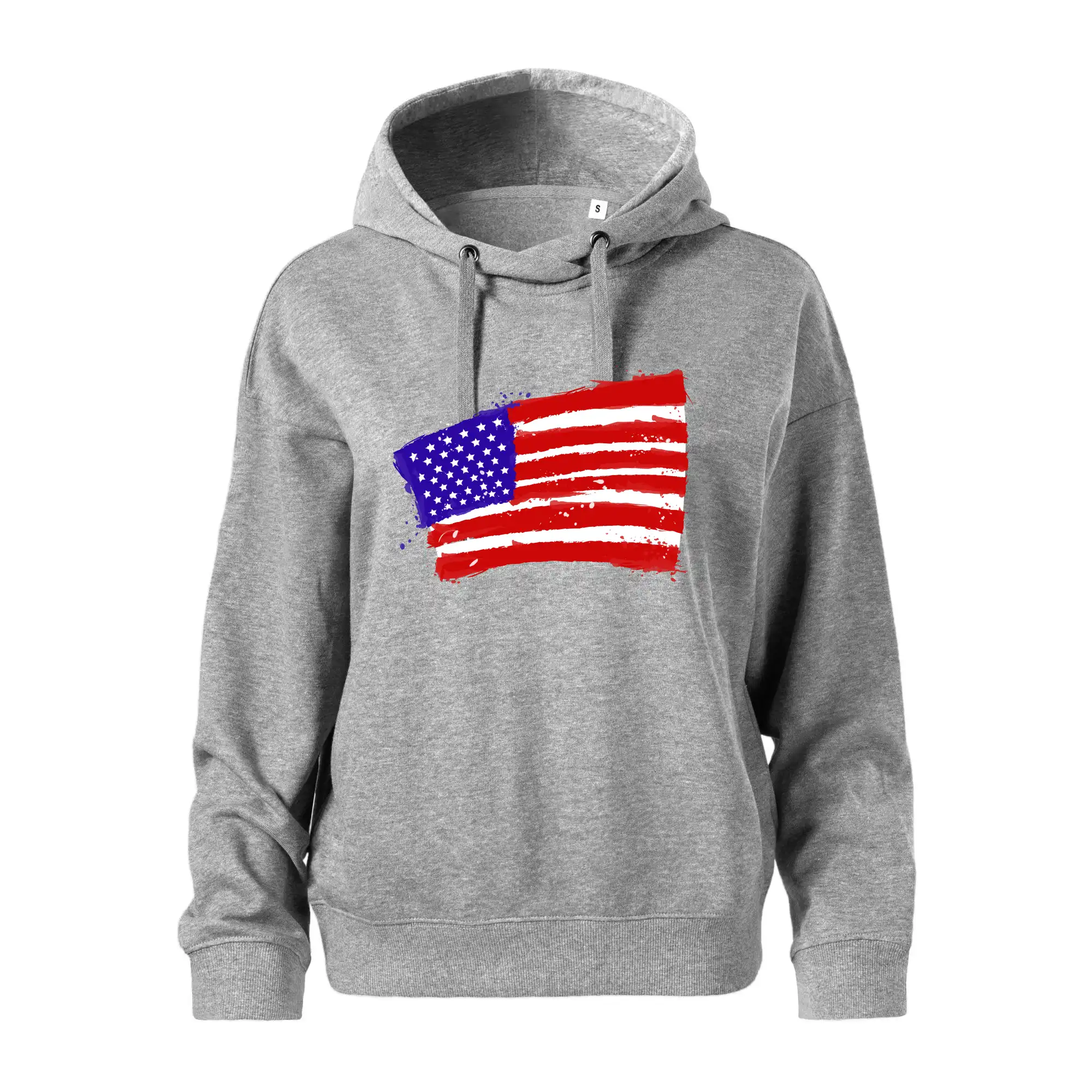 Americká vlajka ohnutá