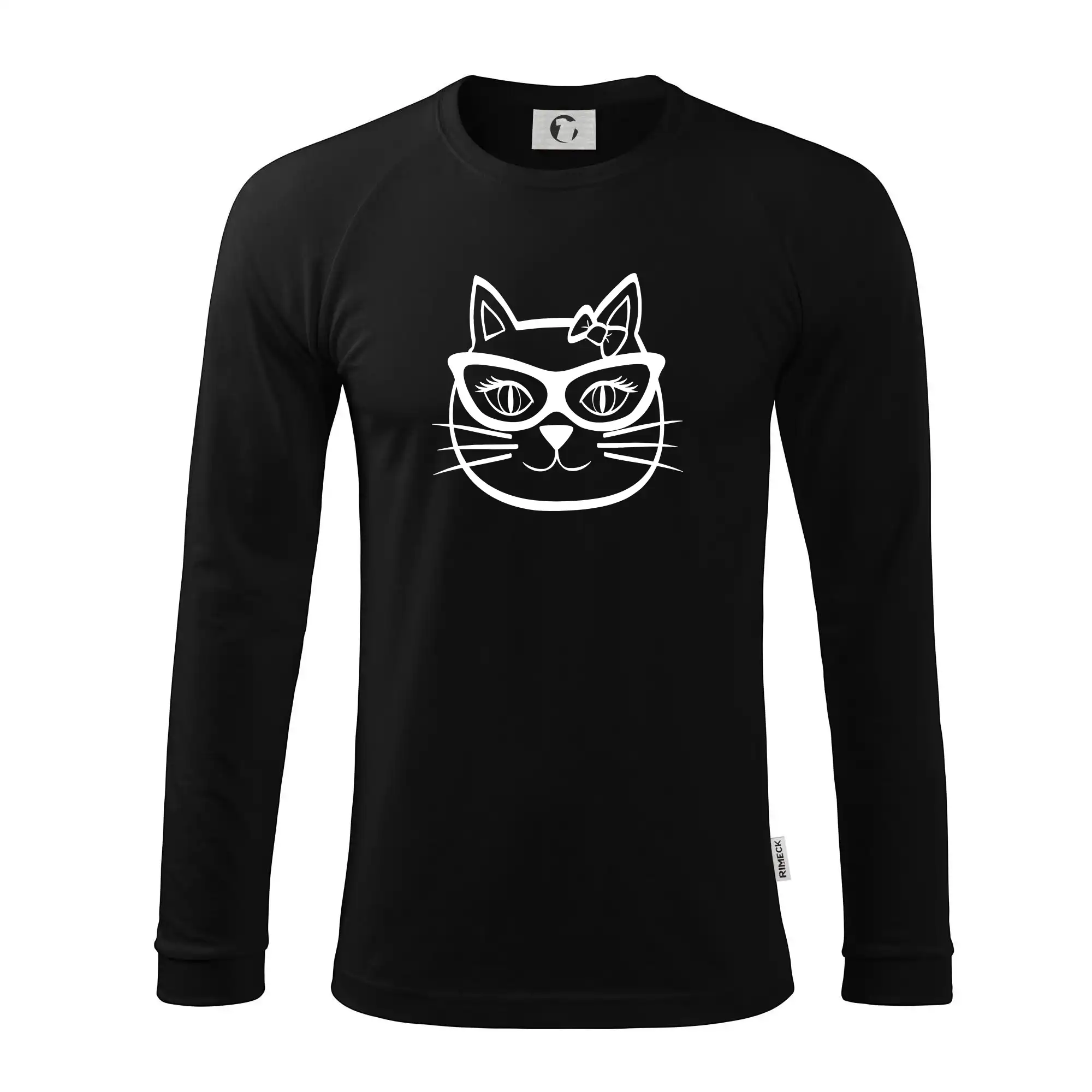 Kočičí holka s brýlemi