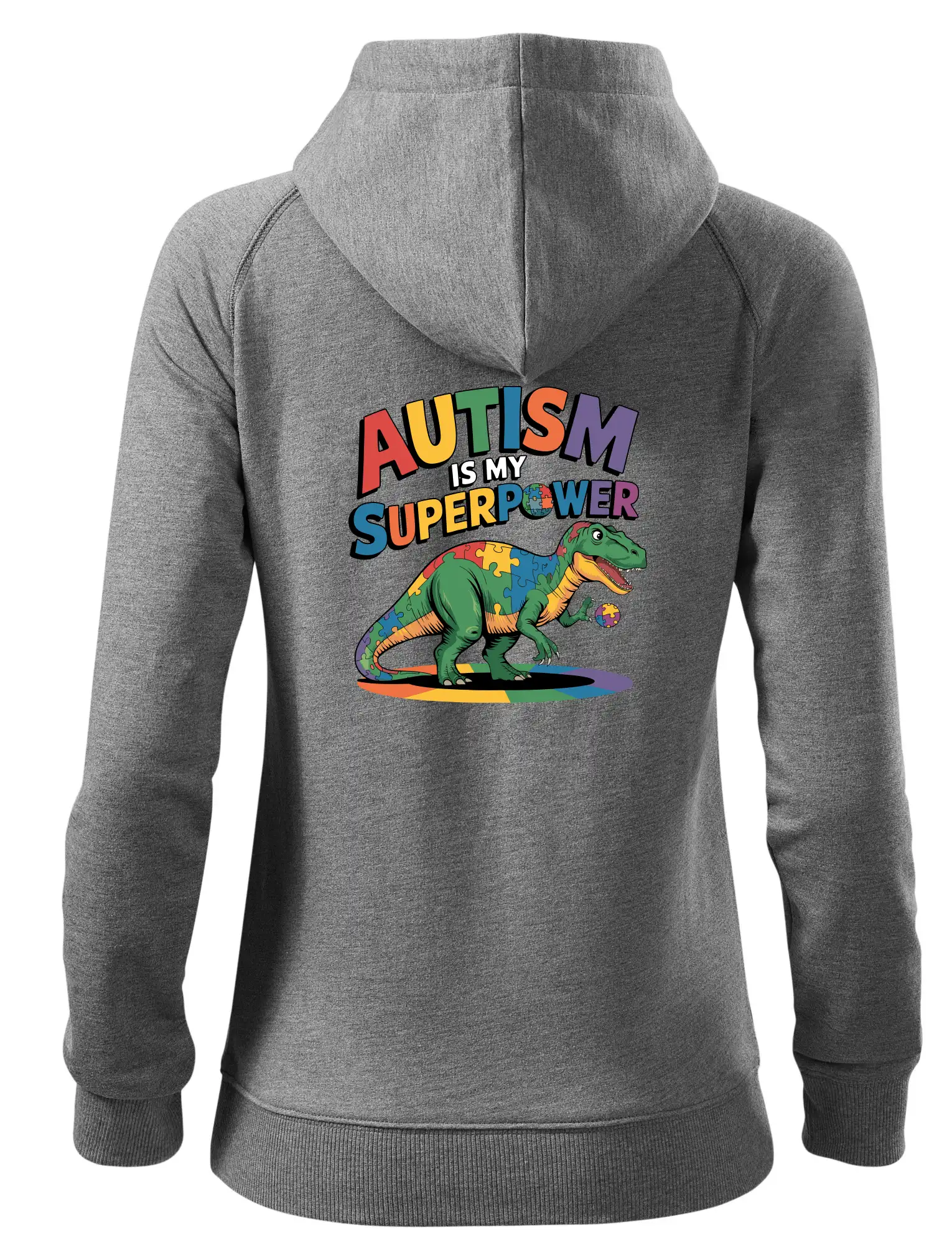 Stojící Rex Autism is my superpower