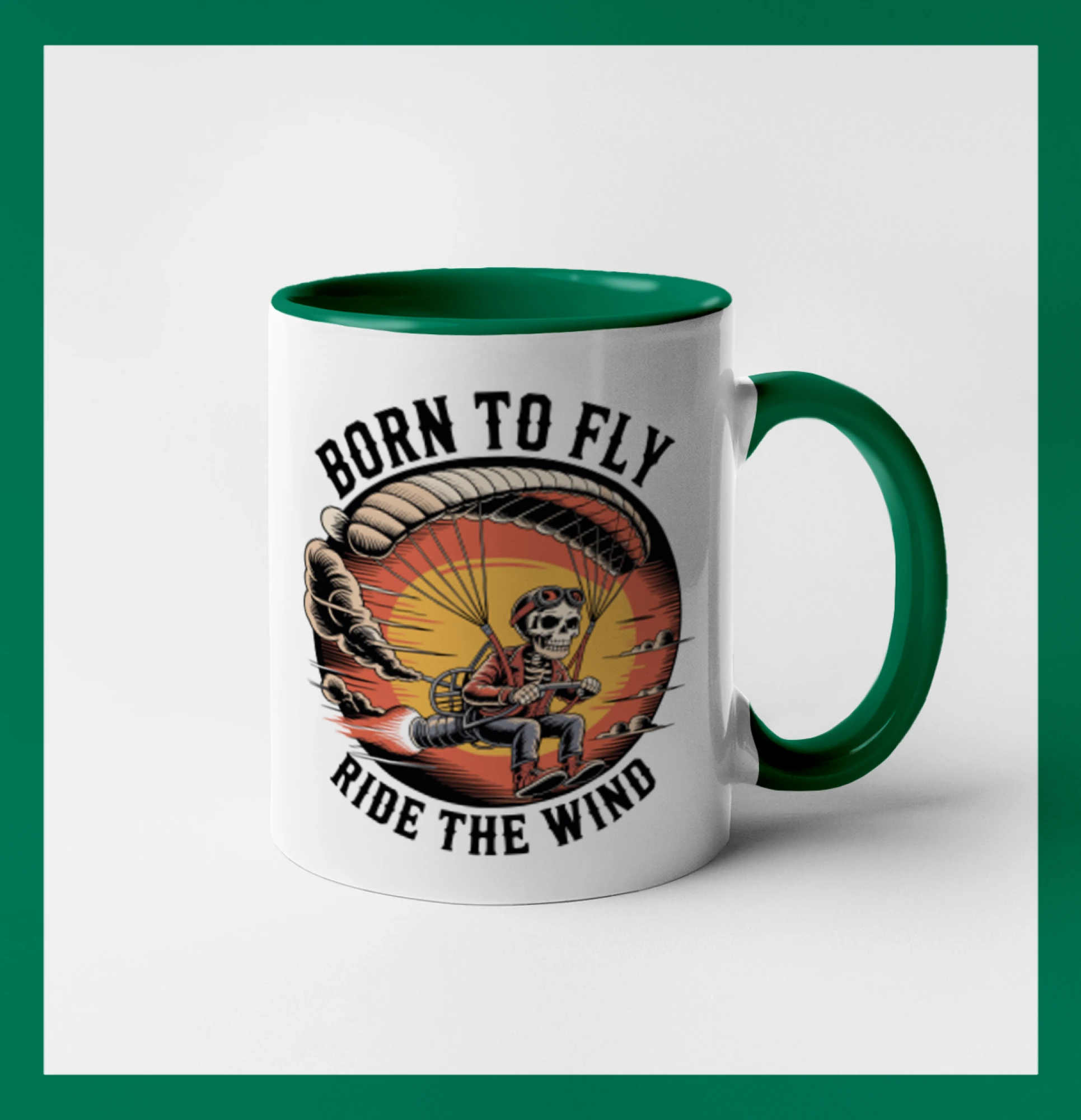 Paraglide BORN TO FLY RIDE THE WIN