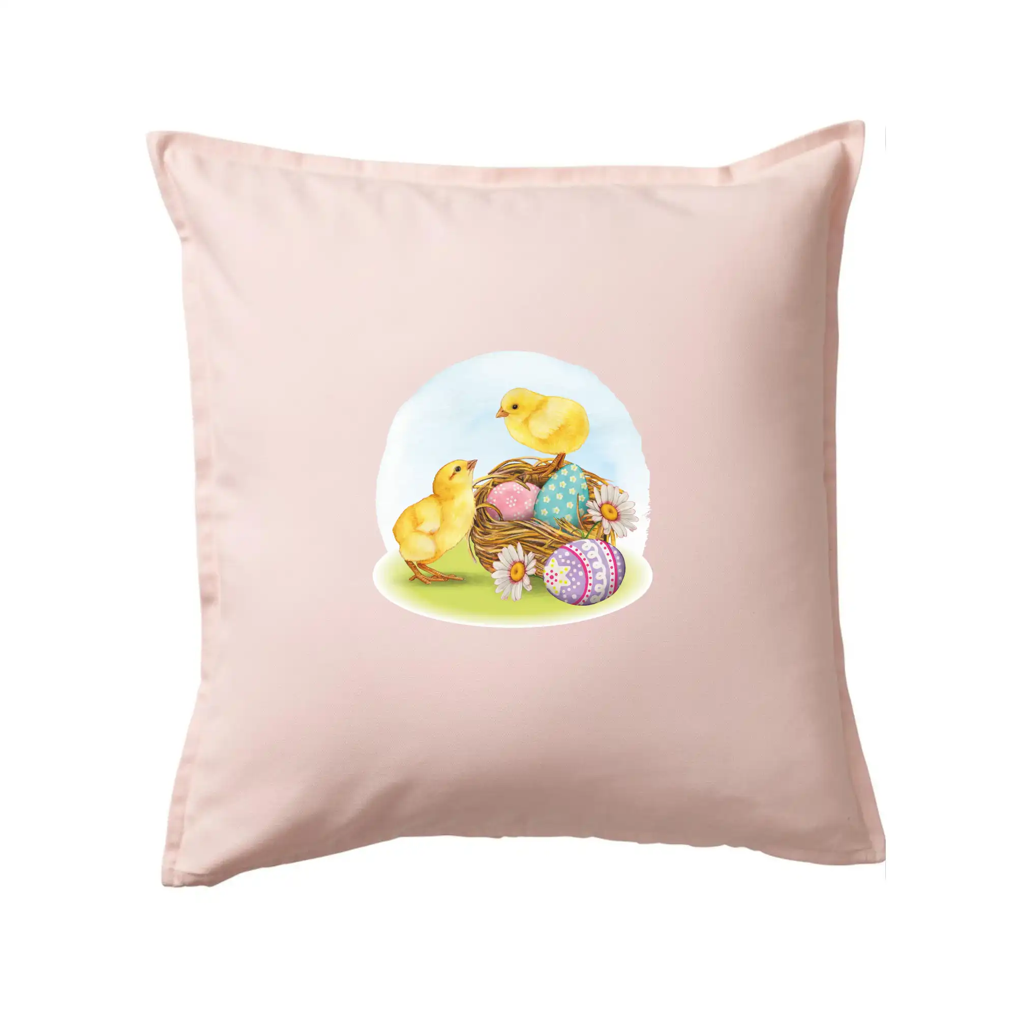 Veľkonočné tričká - Veľkonočné kuriatka - Vankúš 50x50