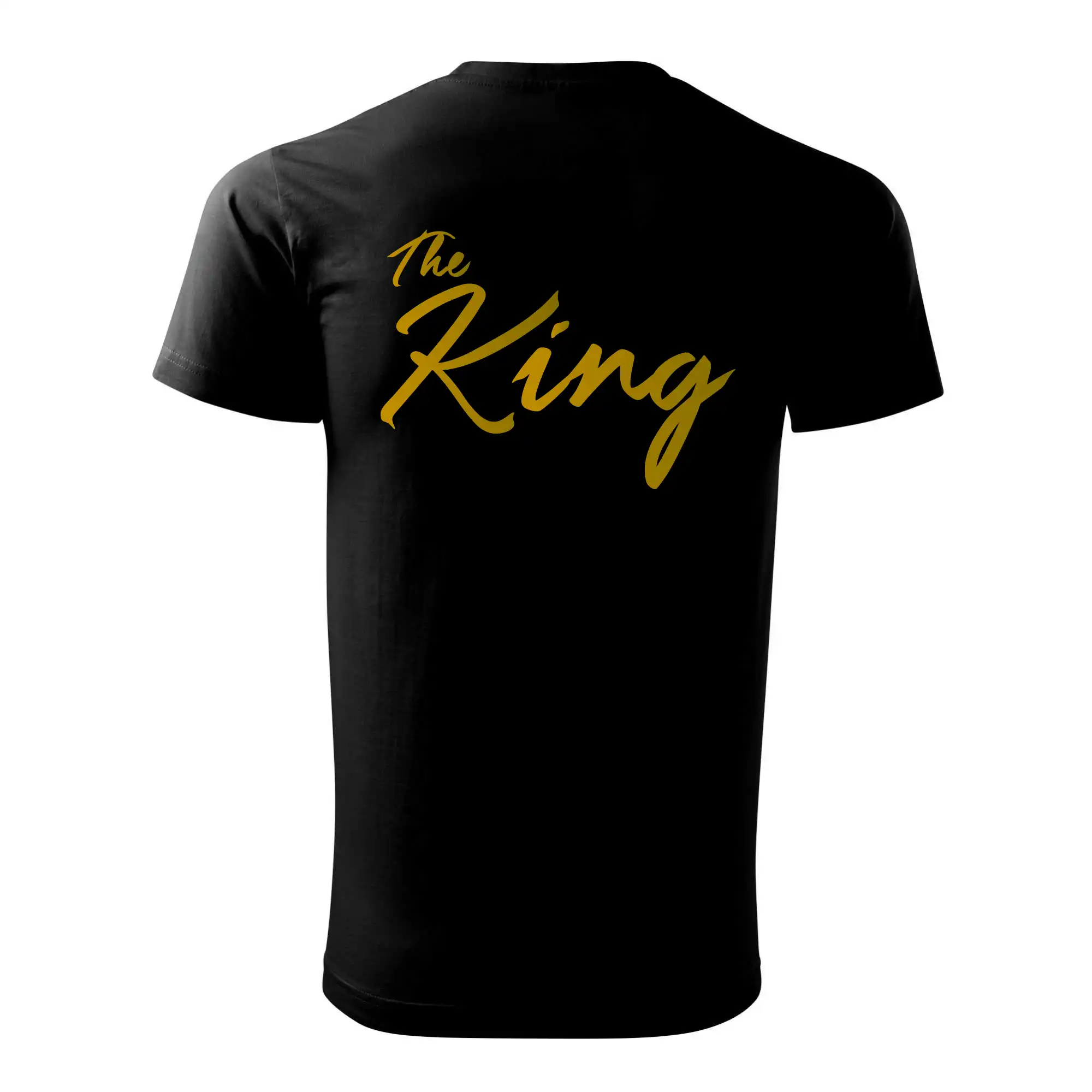 Tričká pre zamilovaných - The King - His Queen - písané - Pánske tričko nižšej gramáže