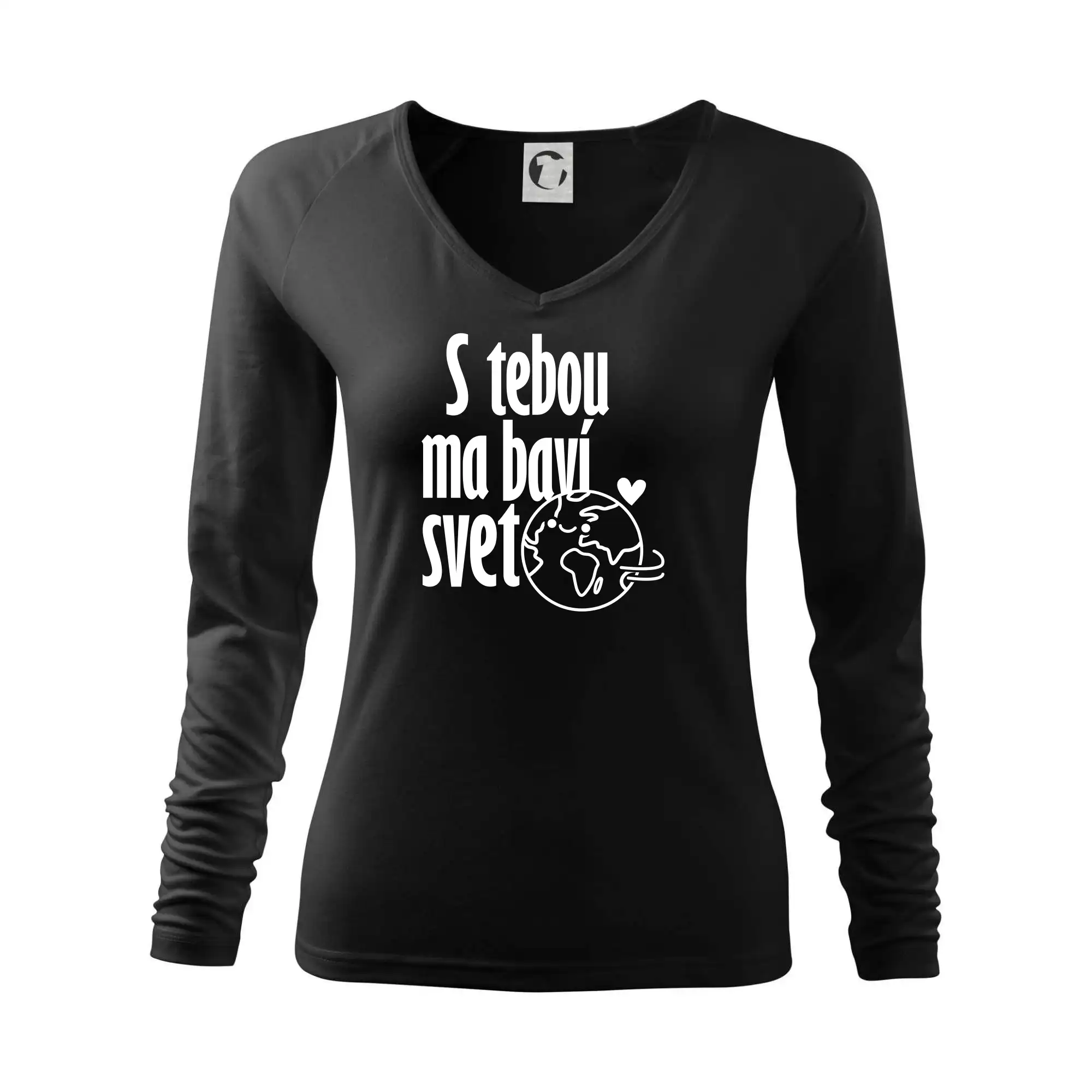 S tebou ma bavi svet SK - Tričko dámske Elegance