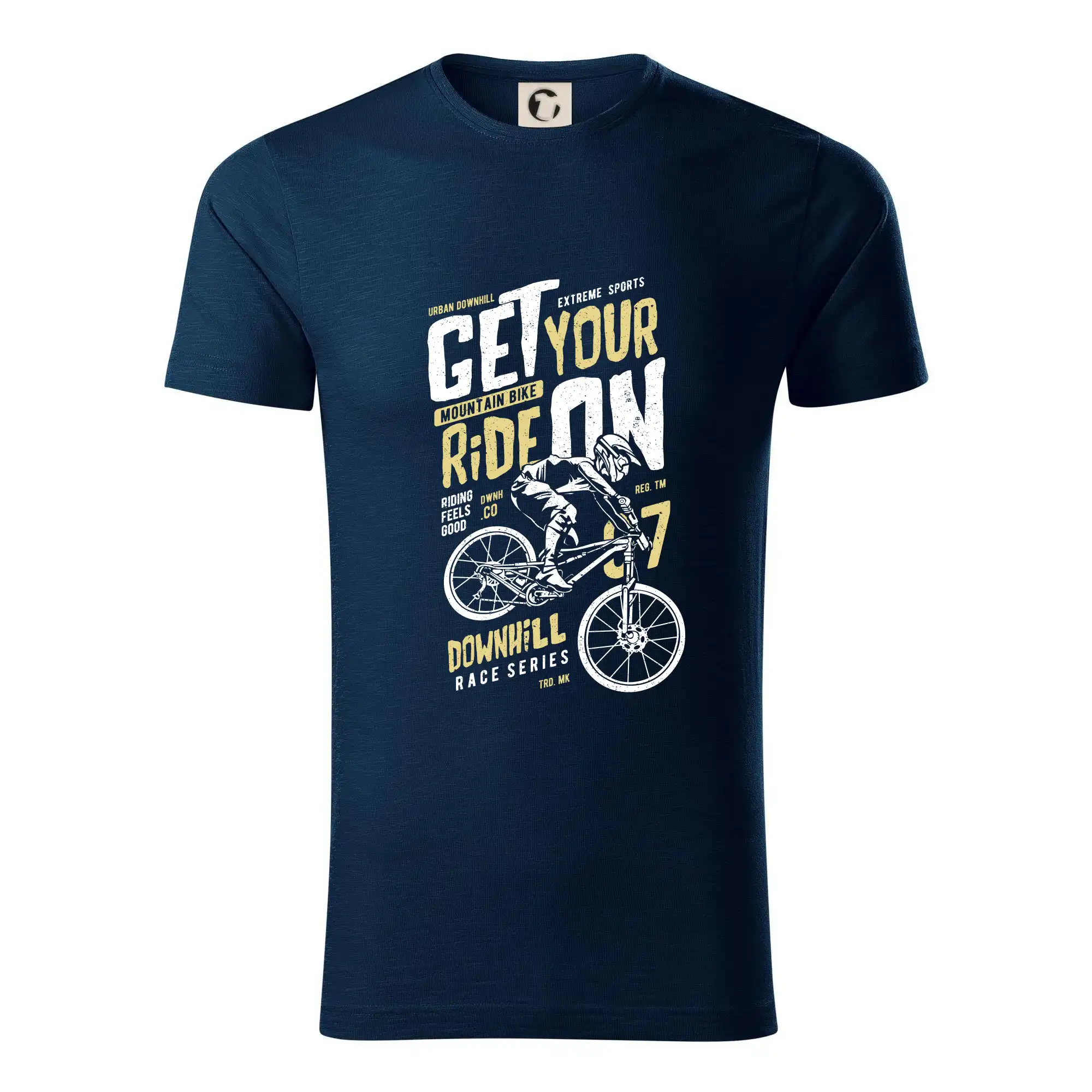 Tričko ako darček pre cyklistu - Get Your Ride On - Tričko z organickej bavlny