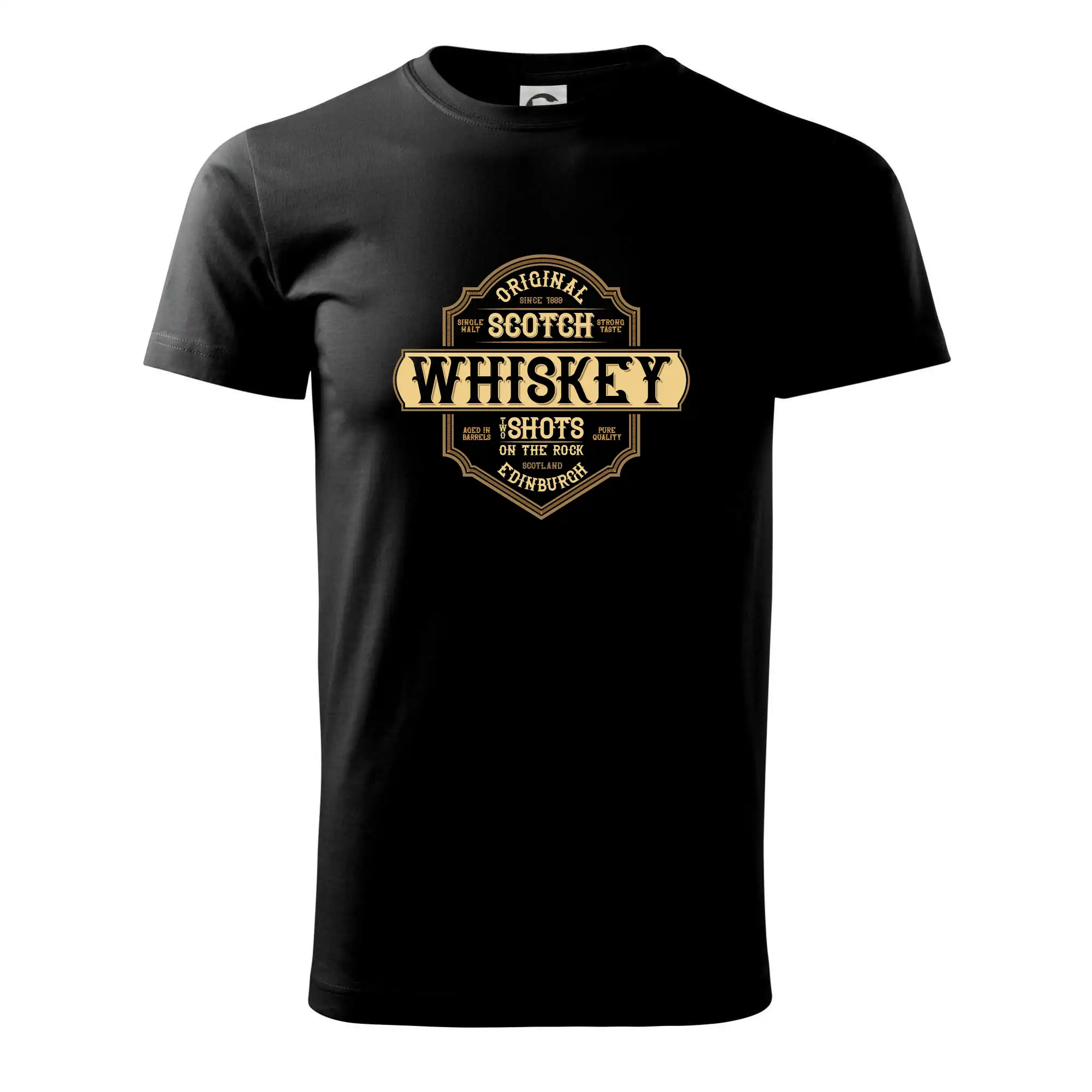 Vtipná tričká s motívmi pitie - ostatné - Original whiskey etiket - Pánske tričko nižšej gramáže