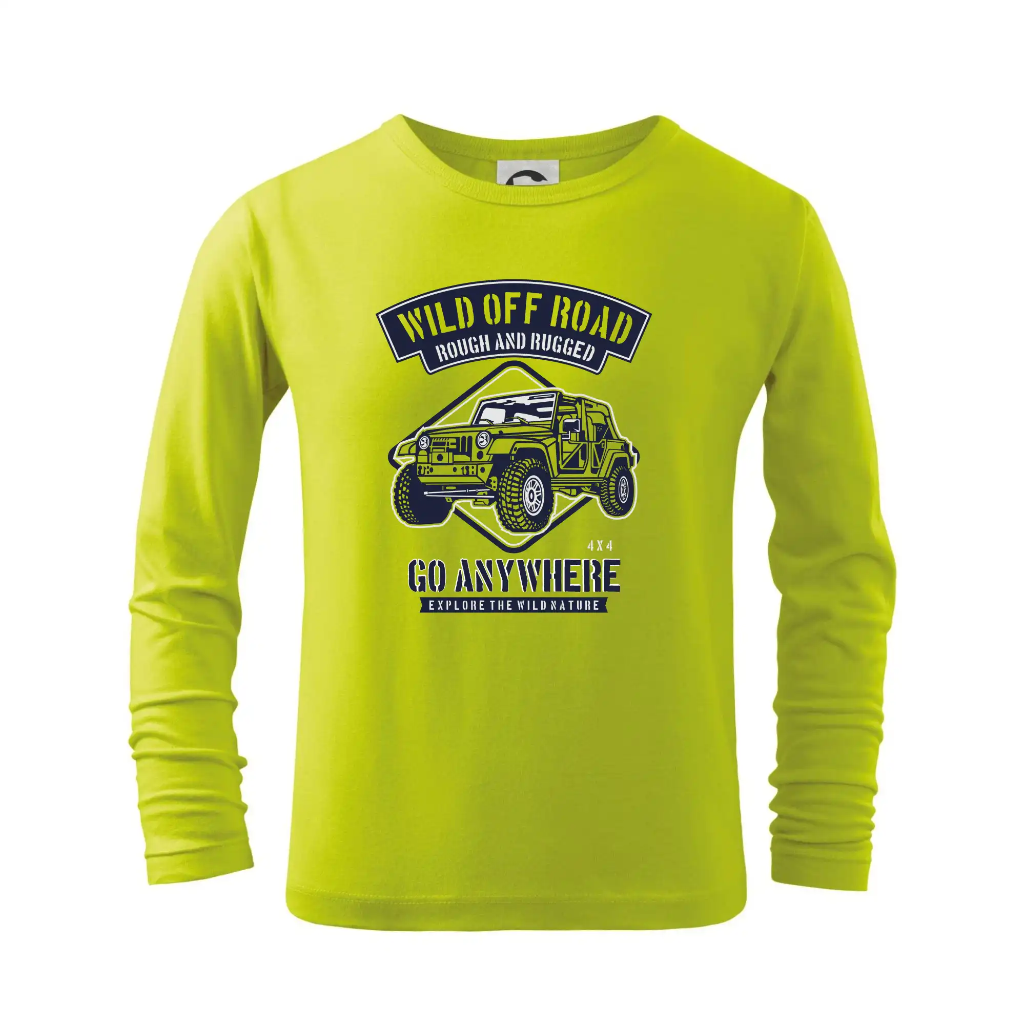 Auto tričká - Wild Off Road - Tričko detské Long Sleeve