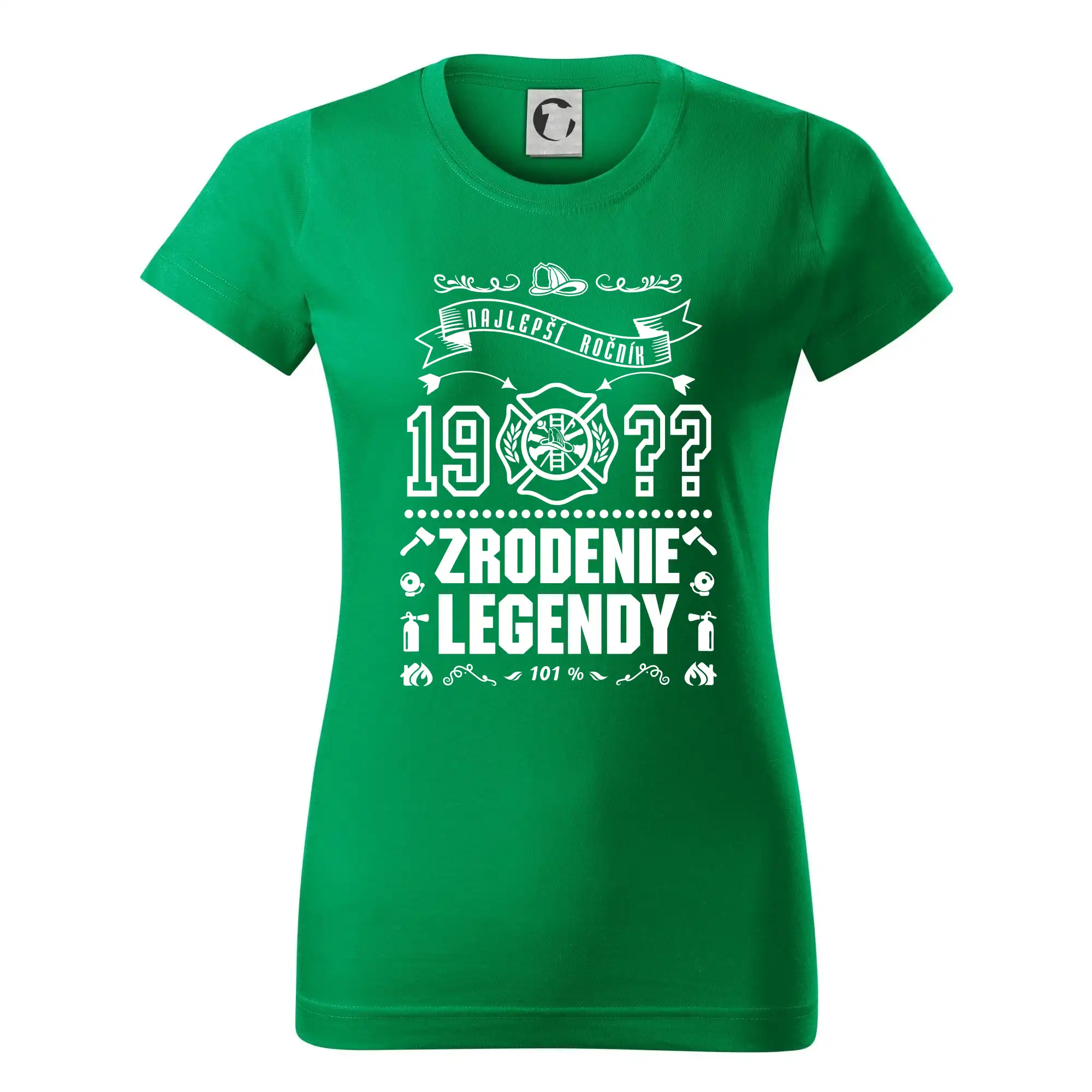 Trička Zrodenie legendy - Zrodenie legendy - pre hasičov - Dámske tričko basic - ľahko voľnejšie a dlhšie