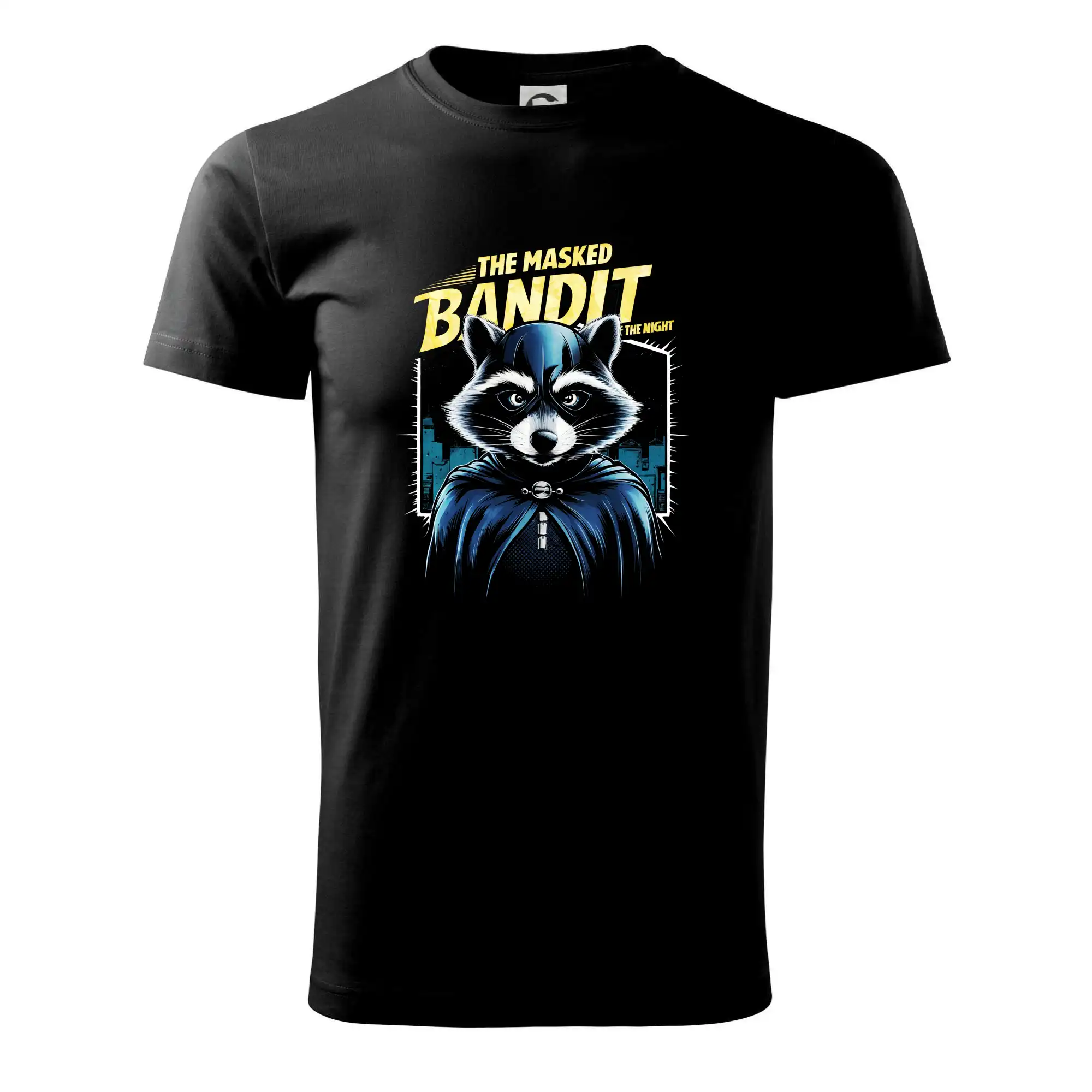 Tričká so zvieratami - Mýval v plášti masked bandit - Tričko extra veľké  (5-8XL)