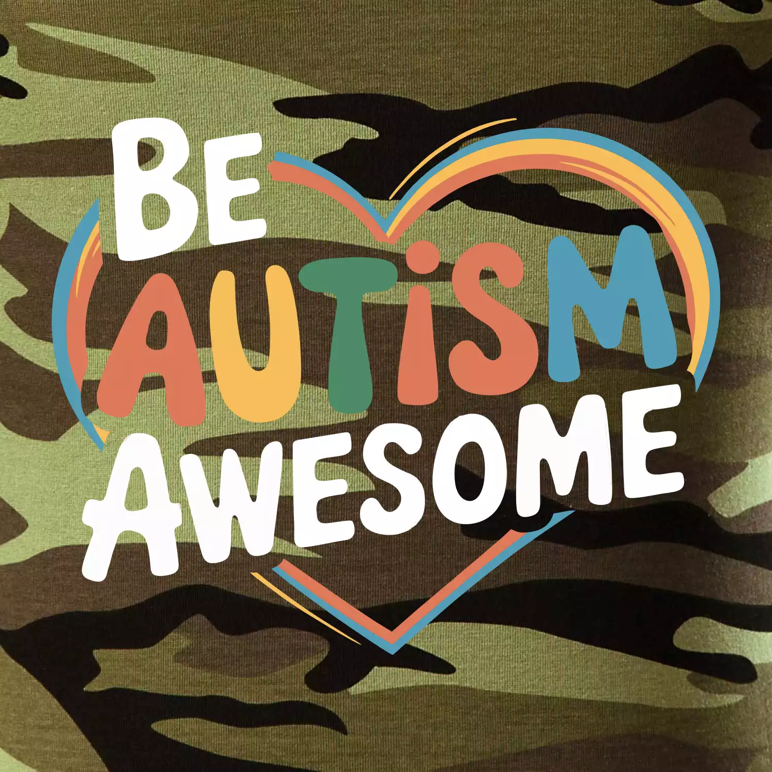 Be autism awesome srdce