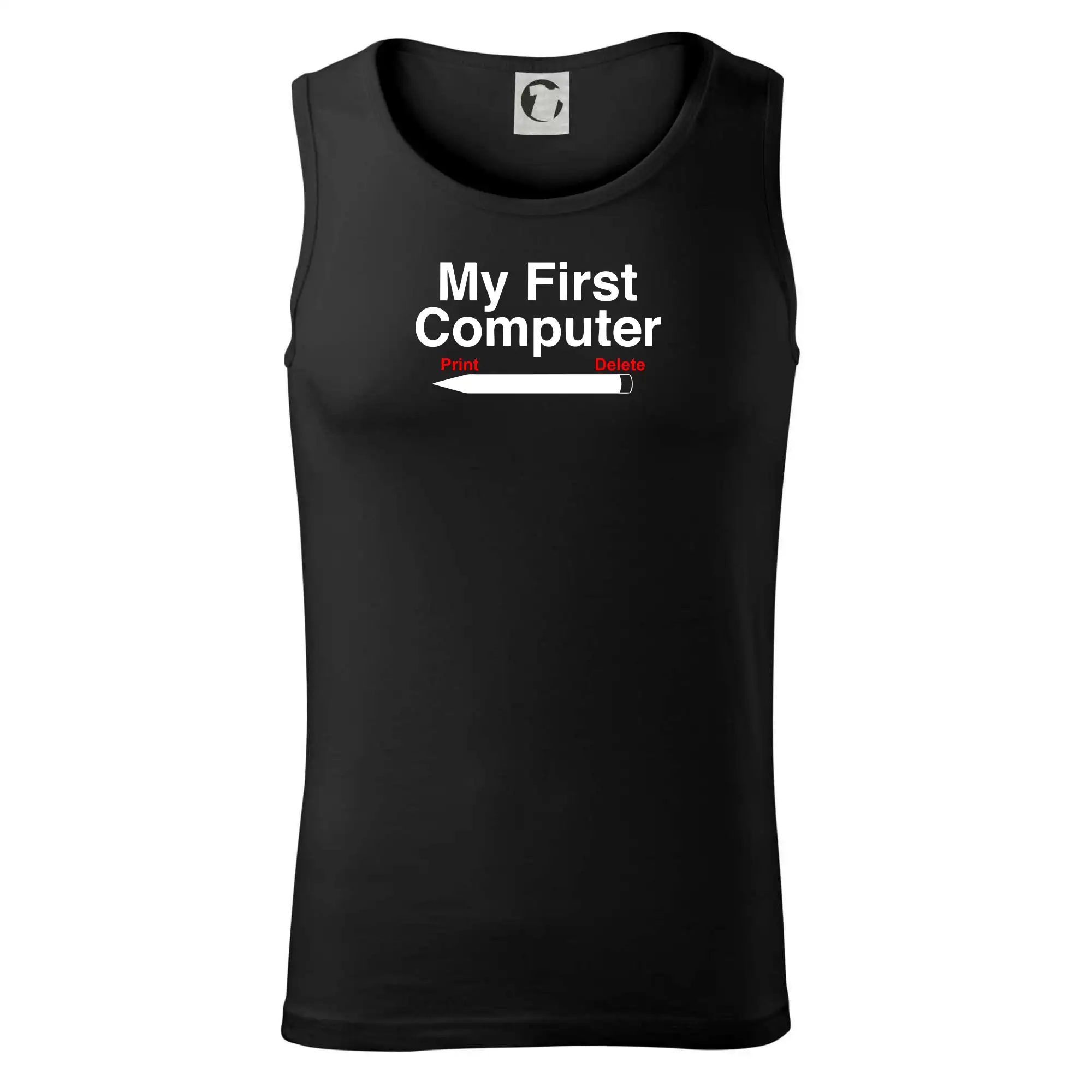 Tričká pre ajťákov - My First Computer - Tielko pánske Core