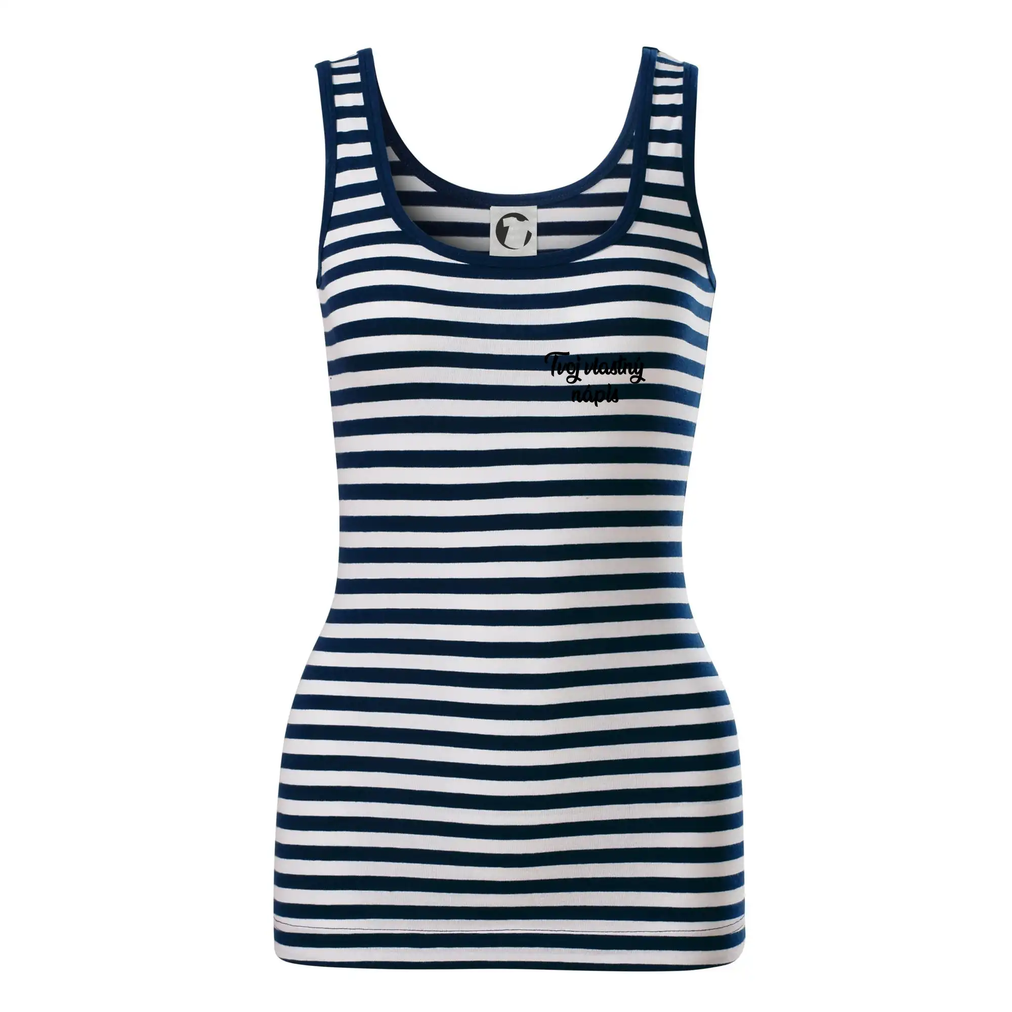 MyShirt tričká - Tvoj vlastný nápis písací - na prsníku - Sailor tielko na vodu
