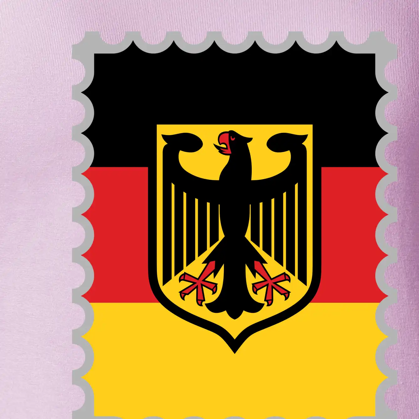 Německá známka - vlajka