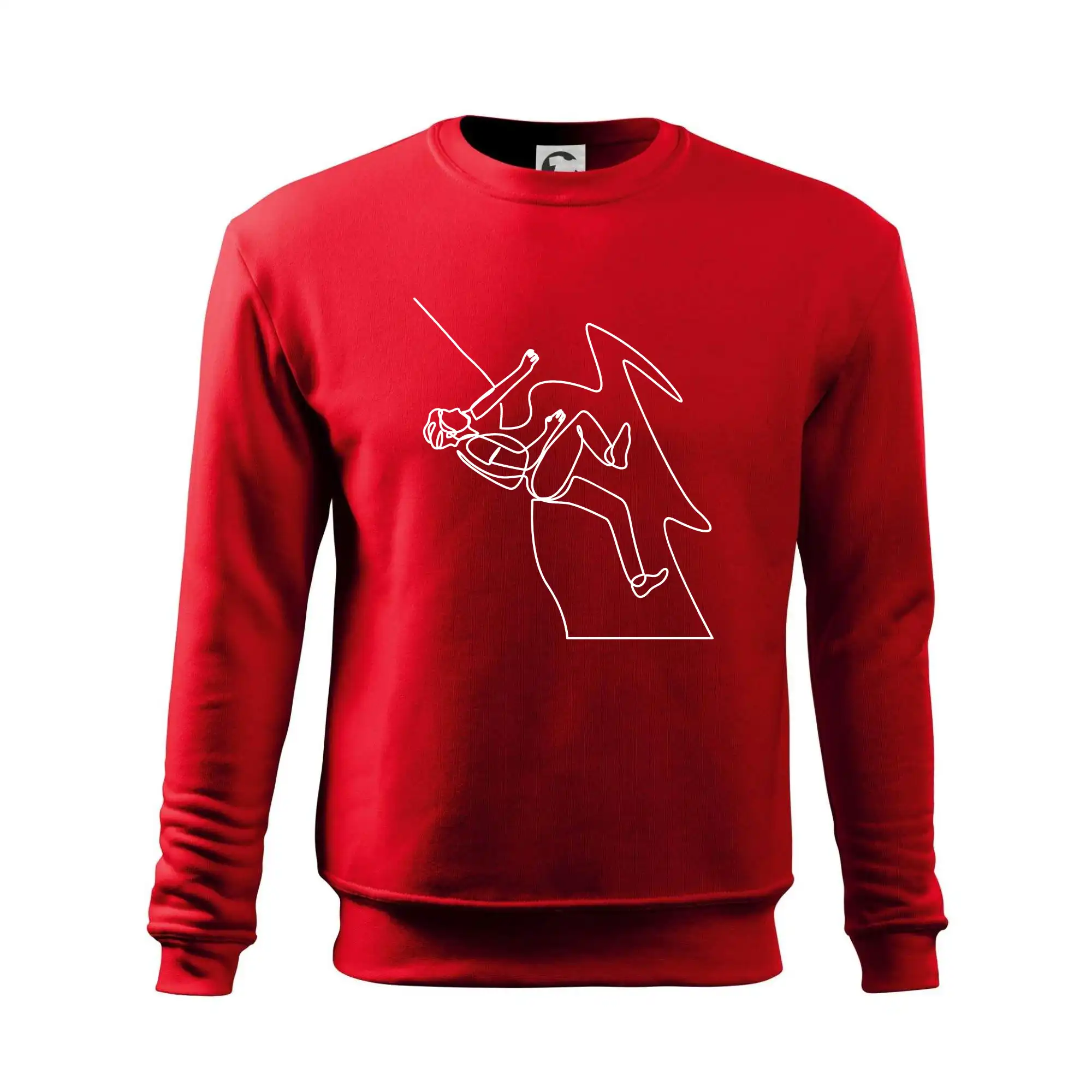 Lezec na skále jedním tahem