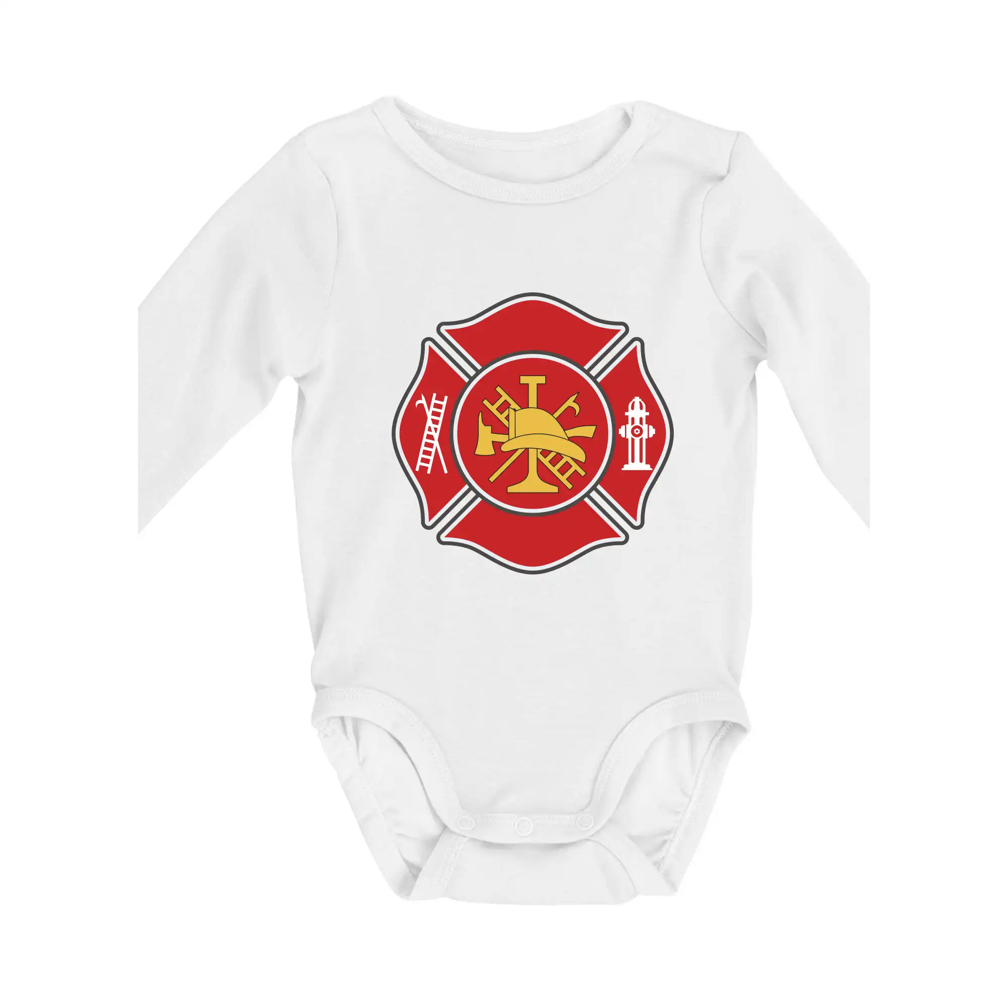 Fire department logo červené