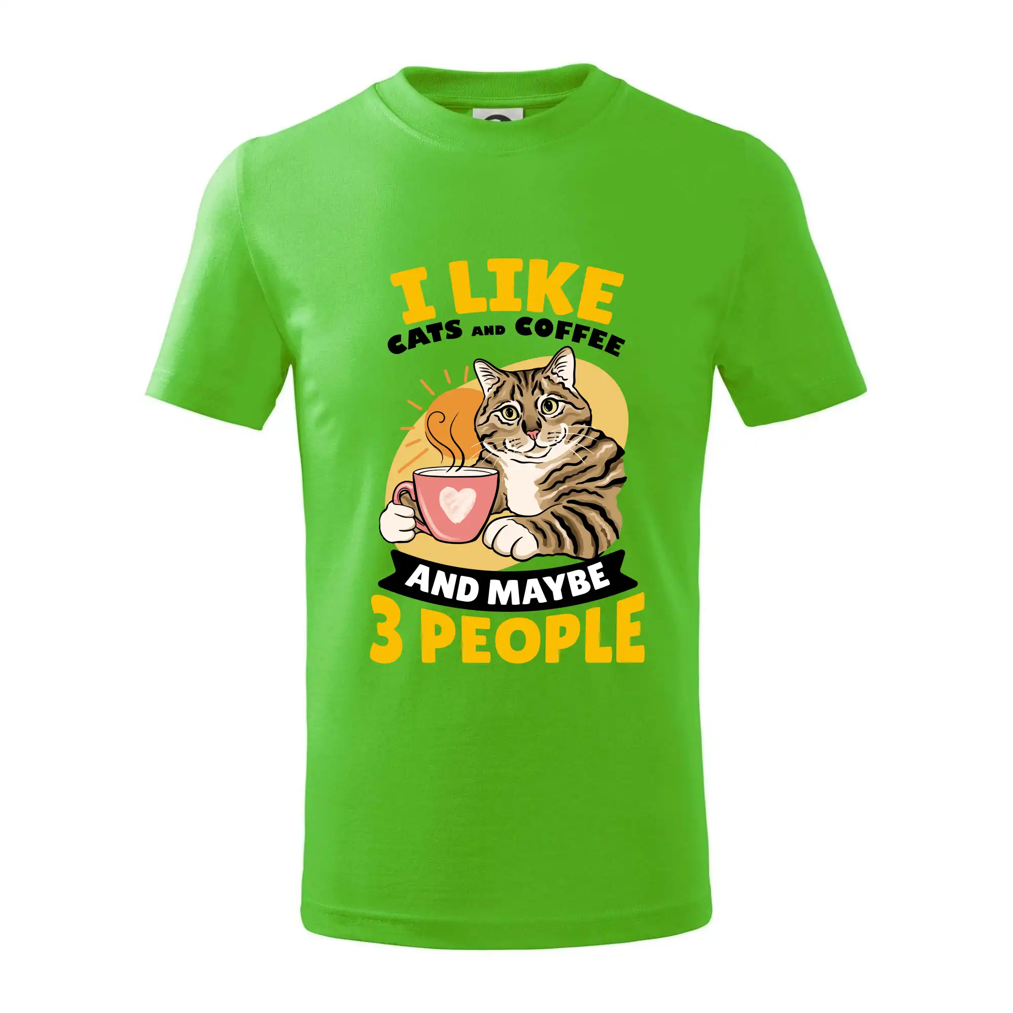 I like cats and coffee and maybe 3 people