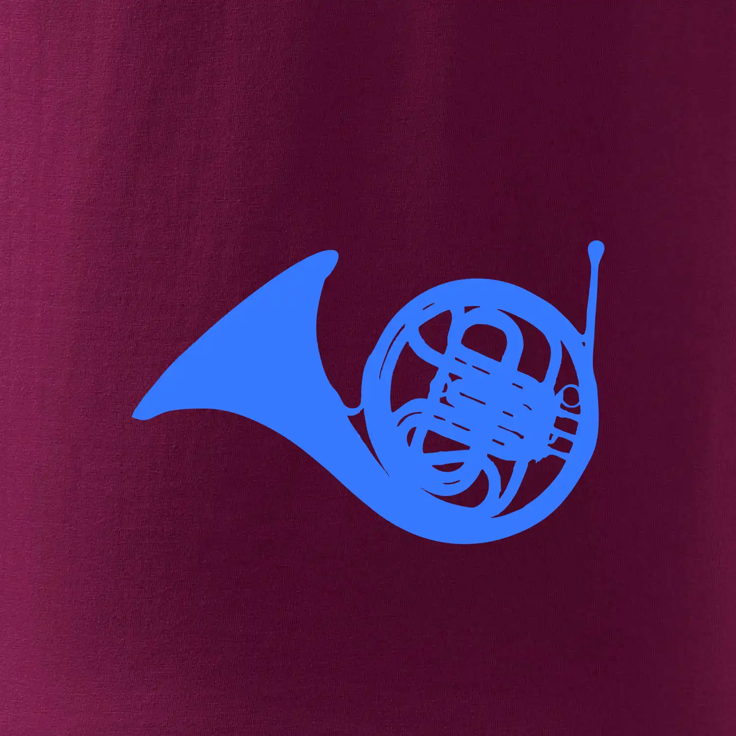 Blue French Horn