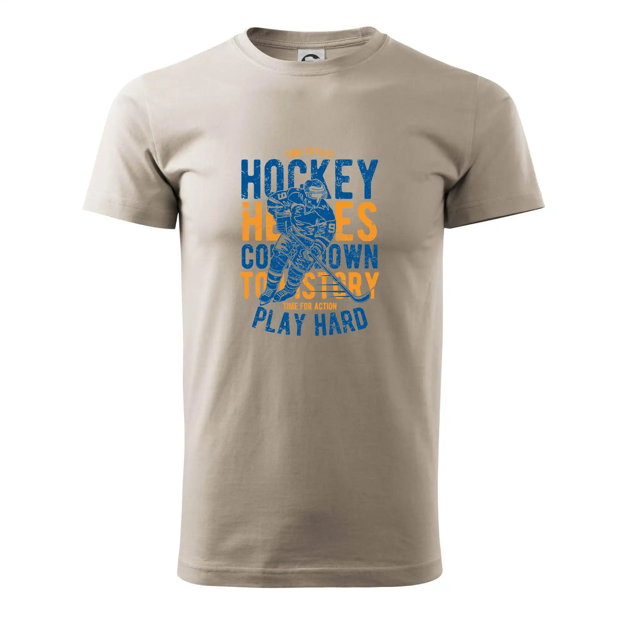 Hokejová trička - Time To Play Hockey - Pánske tričko nižšej gramáže