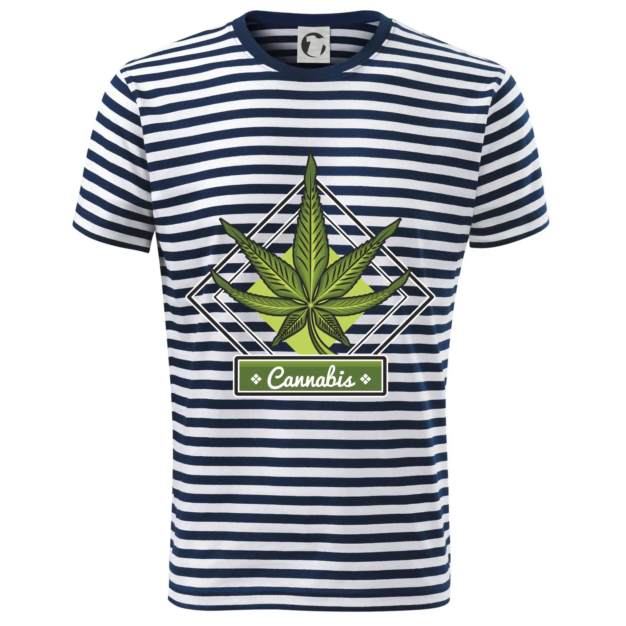 Tričká pre pohodový ľudí - Cannabis list kosoštvorec - Dětské triko na vodu