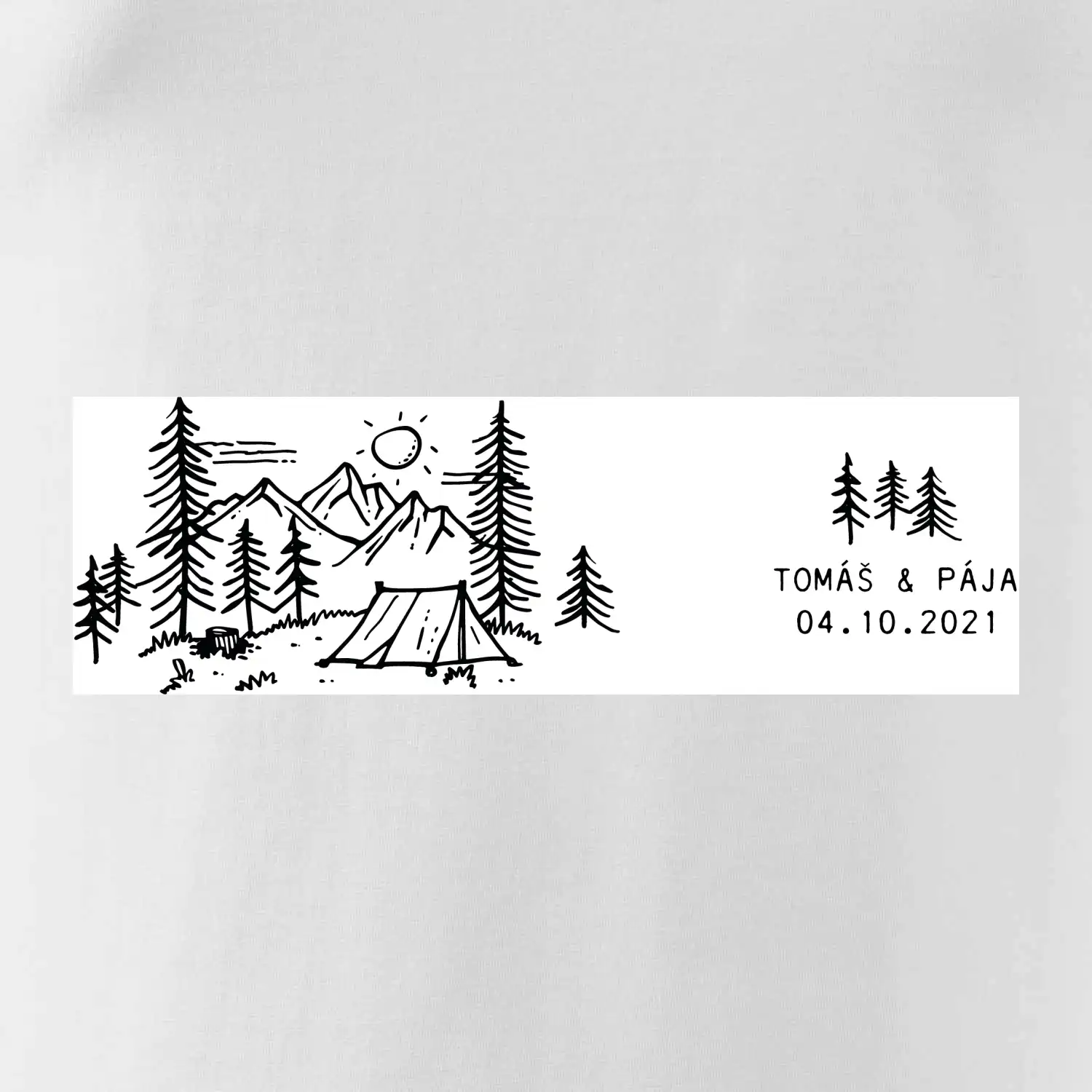 Cestovný párový plecháčik