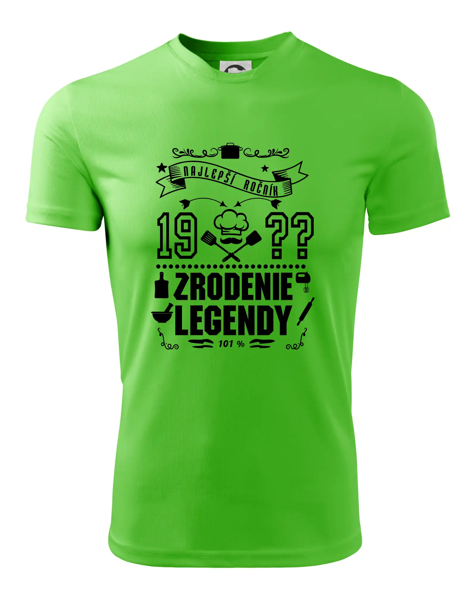 Trička Zrodenie legendy - Zrodenie legendy pre kuchárov - Pánske tričko Fantasy športové