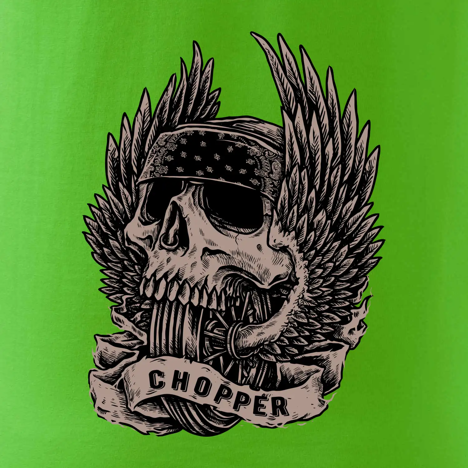 Chopper kolo křídla