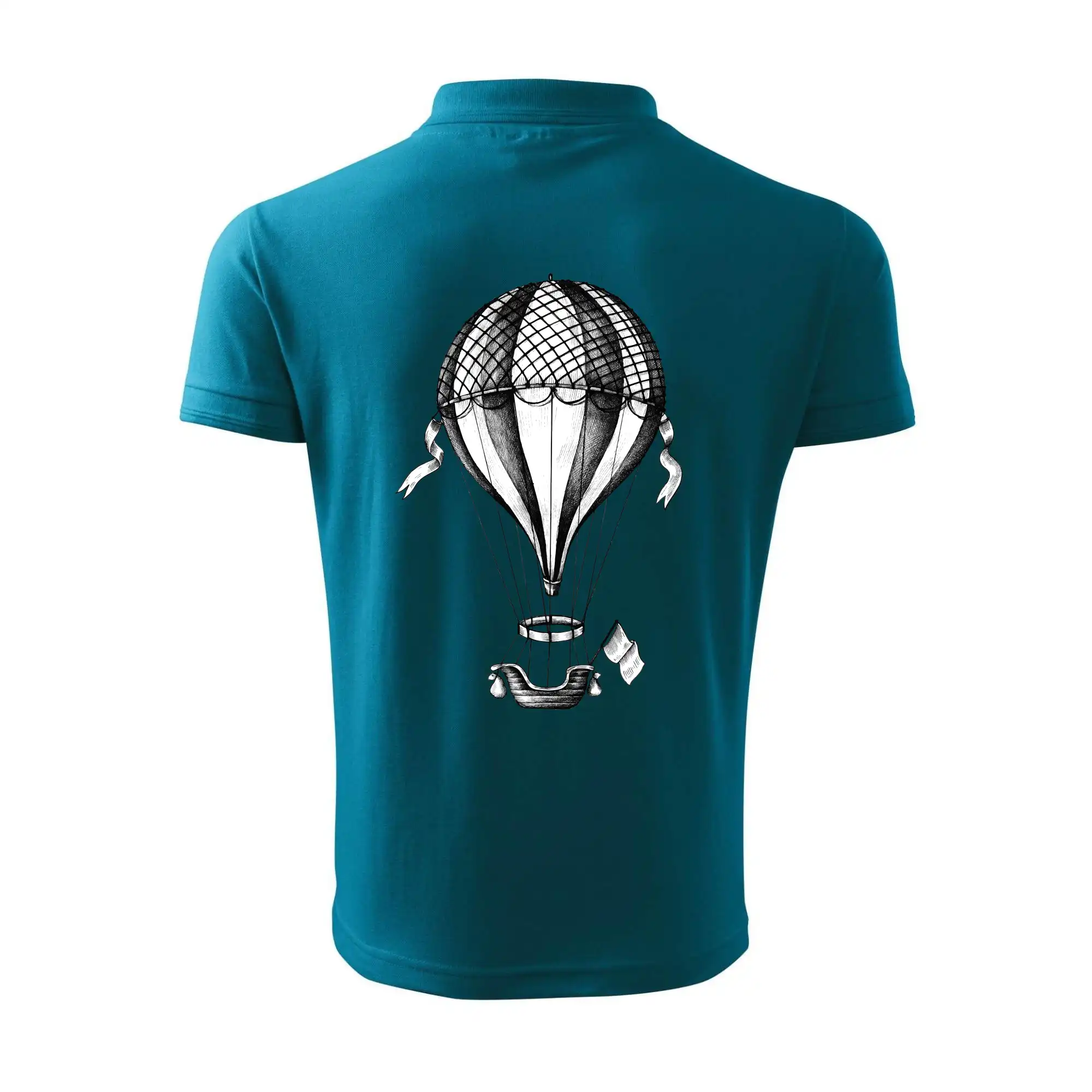 Horkovzdušný balón  kreslený