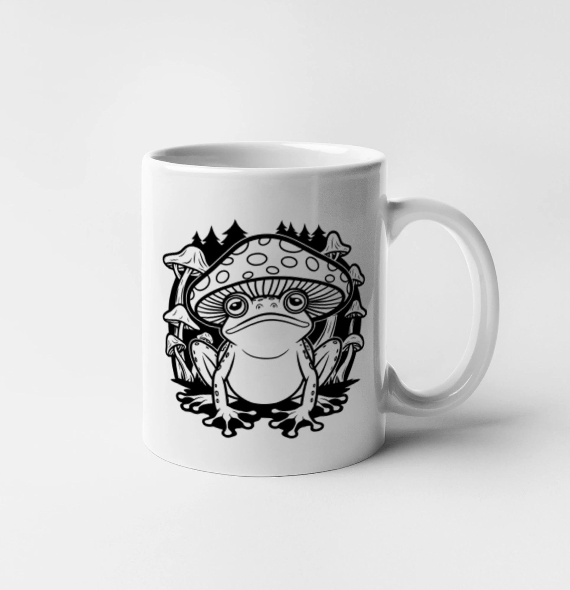 Goblincore černá houbožába