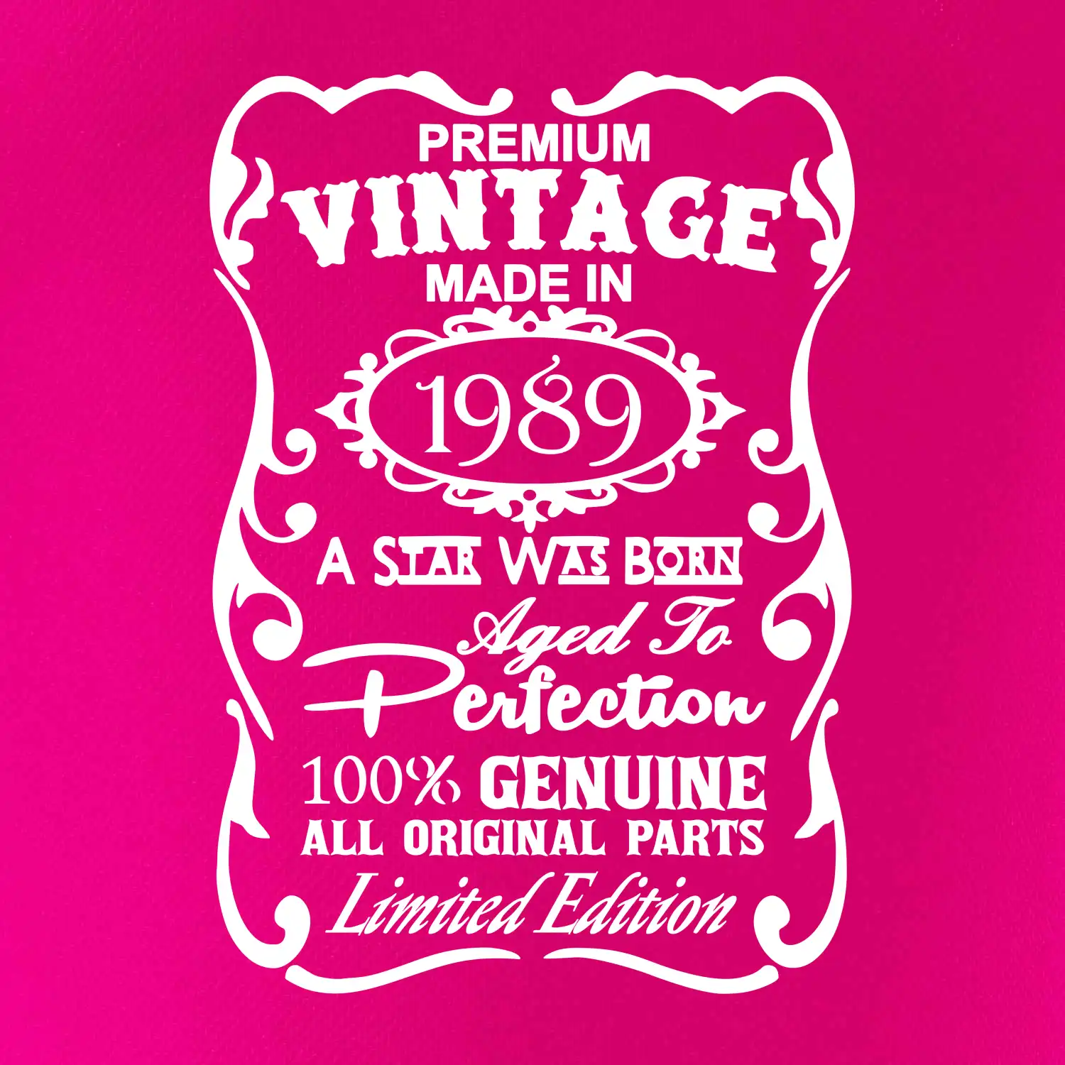 Vintage Etiketa - 1989