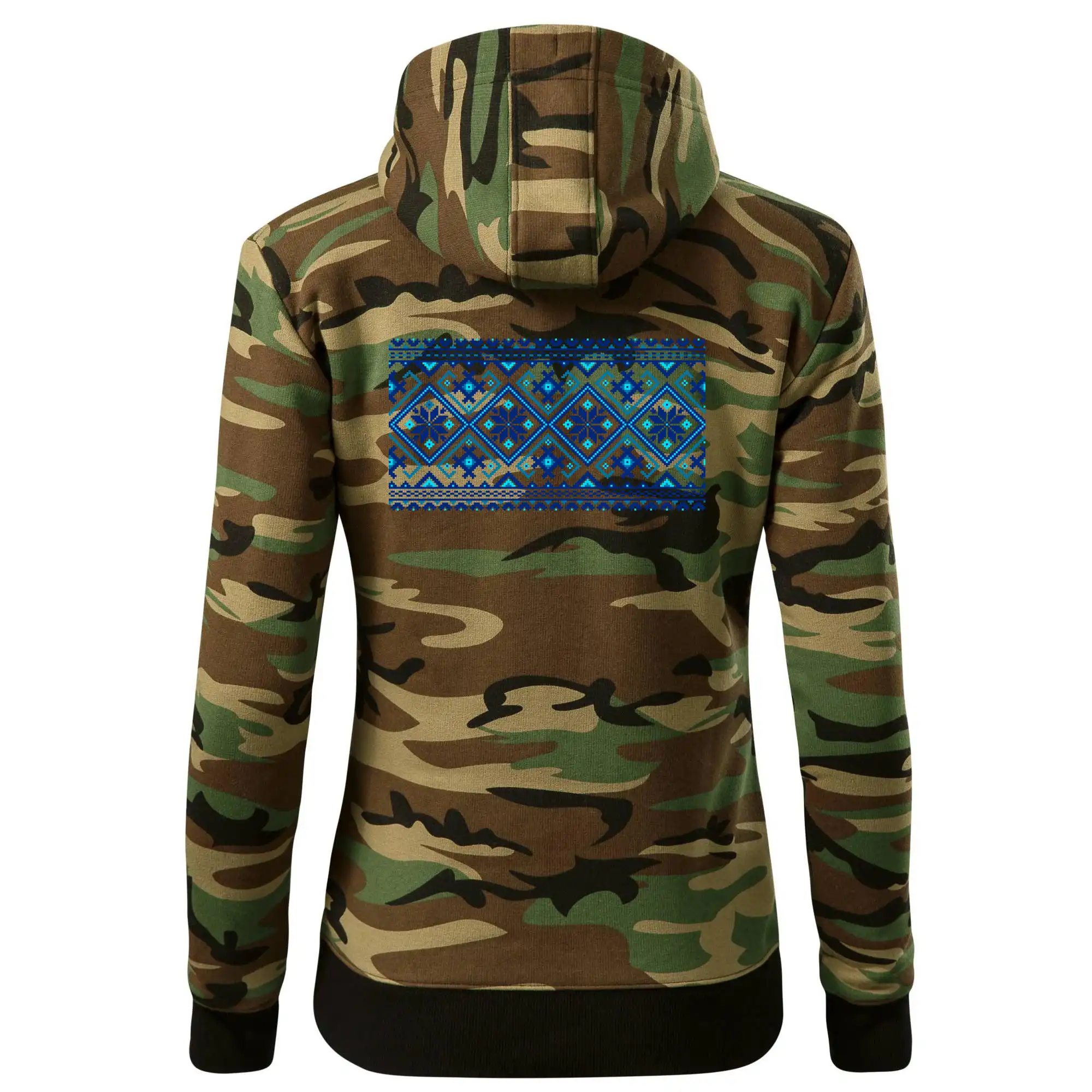 Ukrajinský vzor - modrý