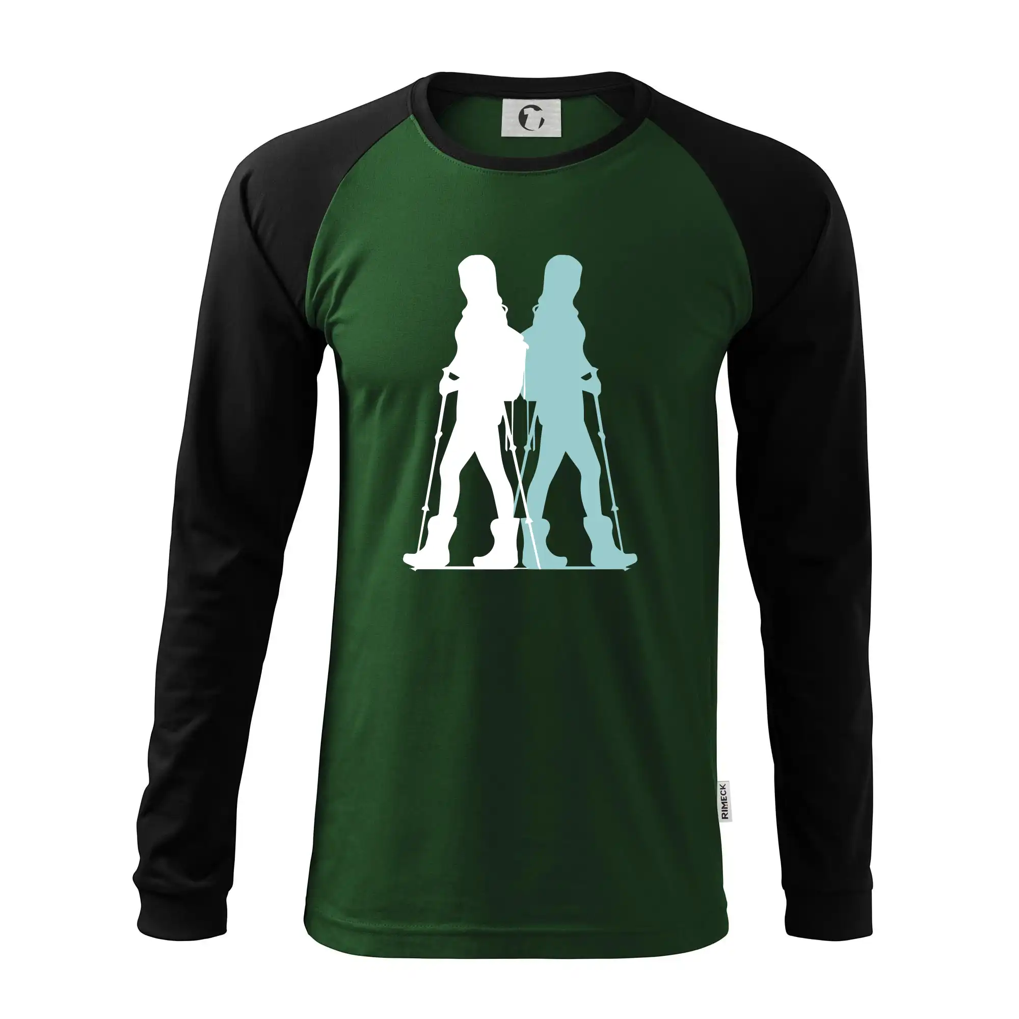 Nordic walking figury - žena