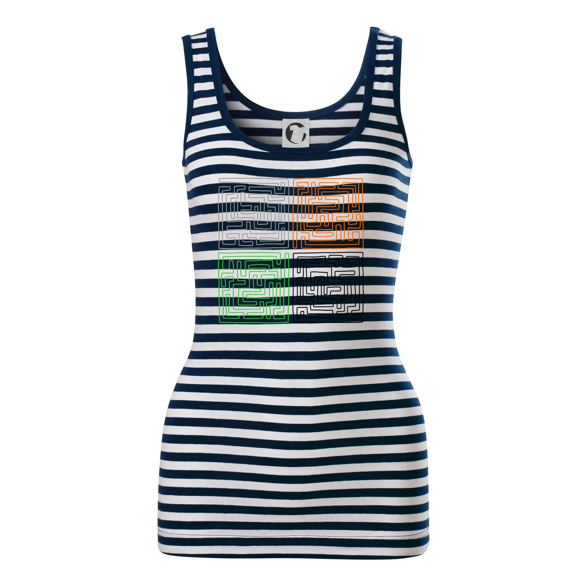 Grafické tričká - Môj svet - bludisko - Sailor tielko na vodu
