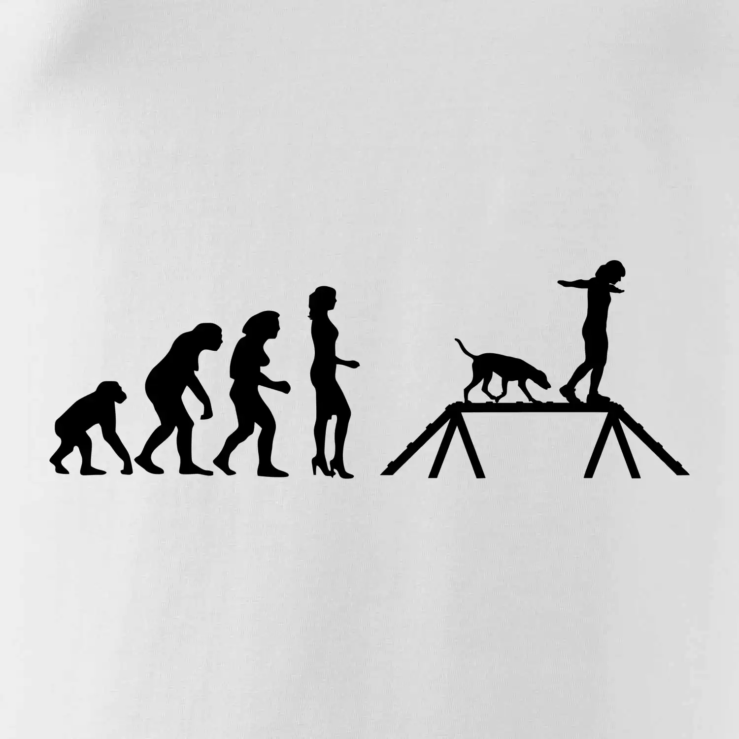 Evoluce agility žena