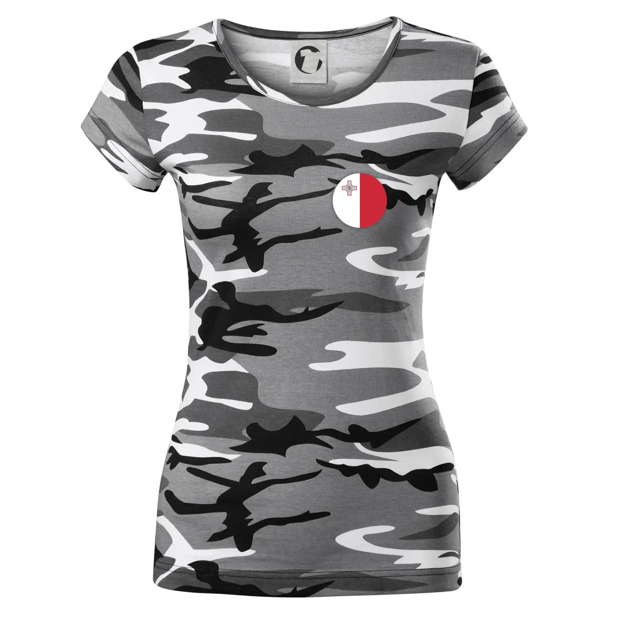 Vlajka Malta kulatá na prso