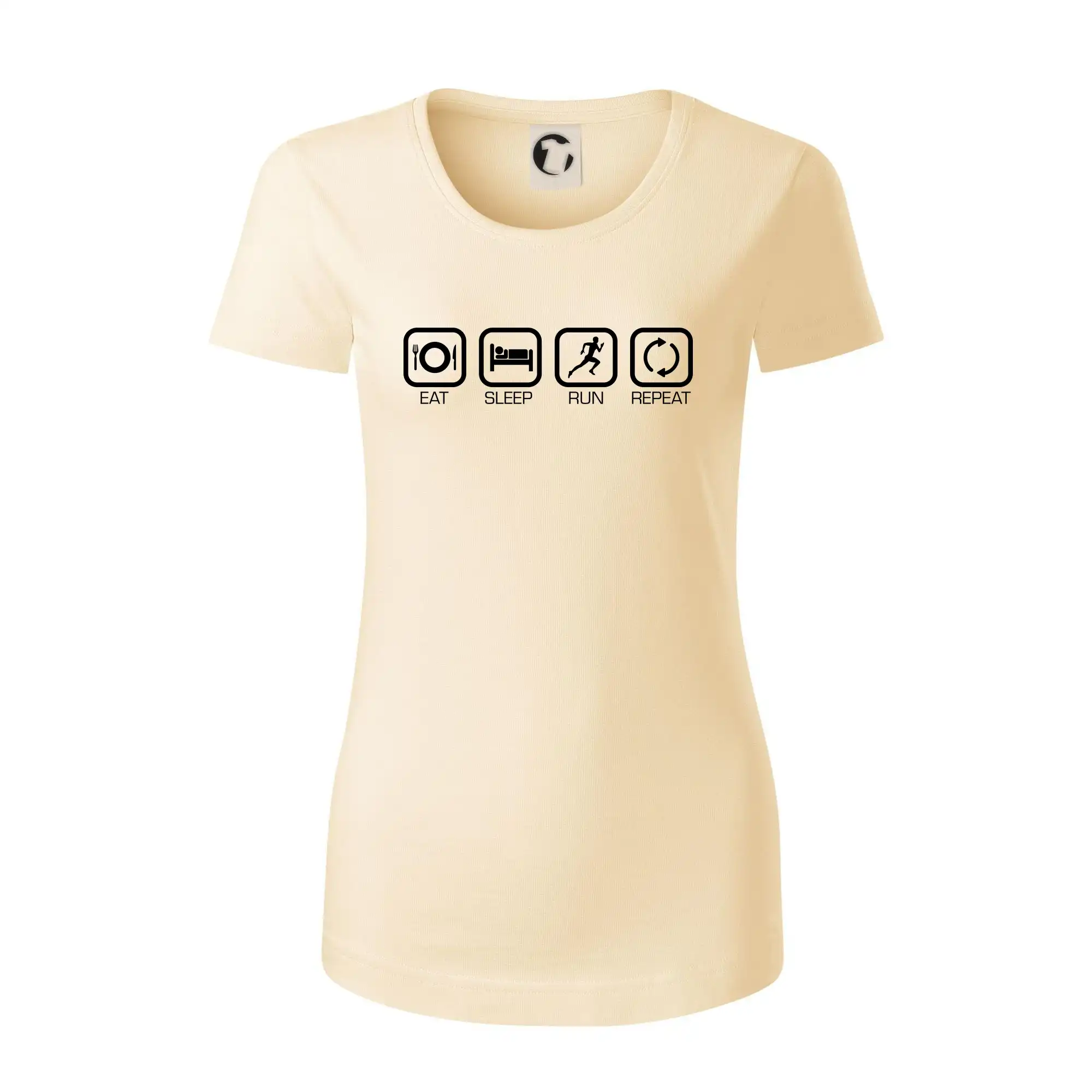 Eat sleep run repeat v řadě