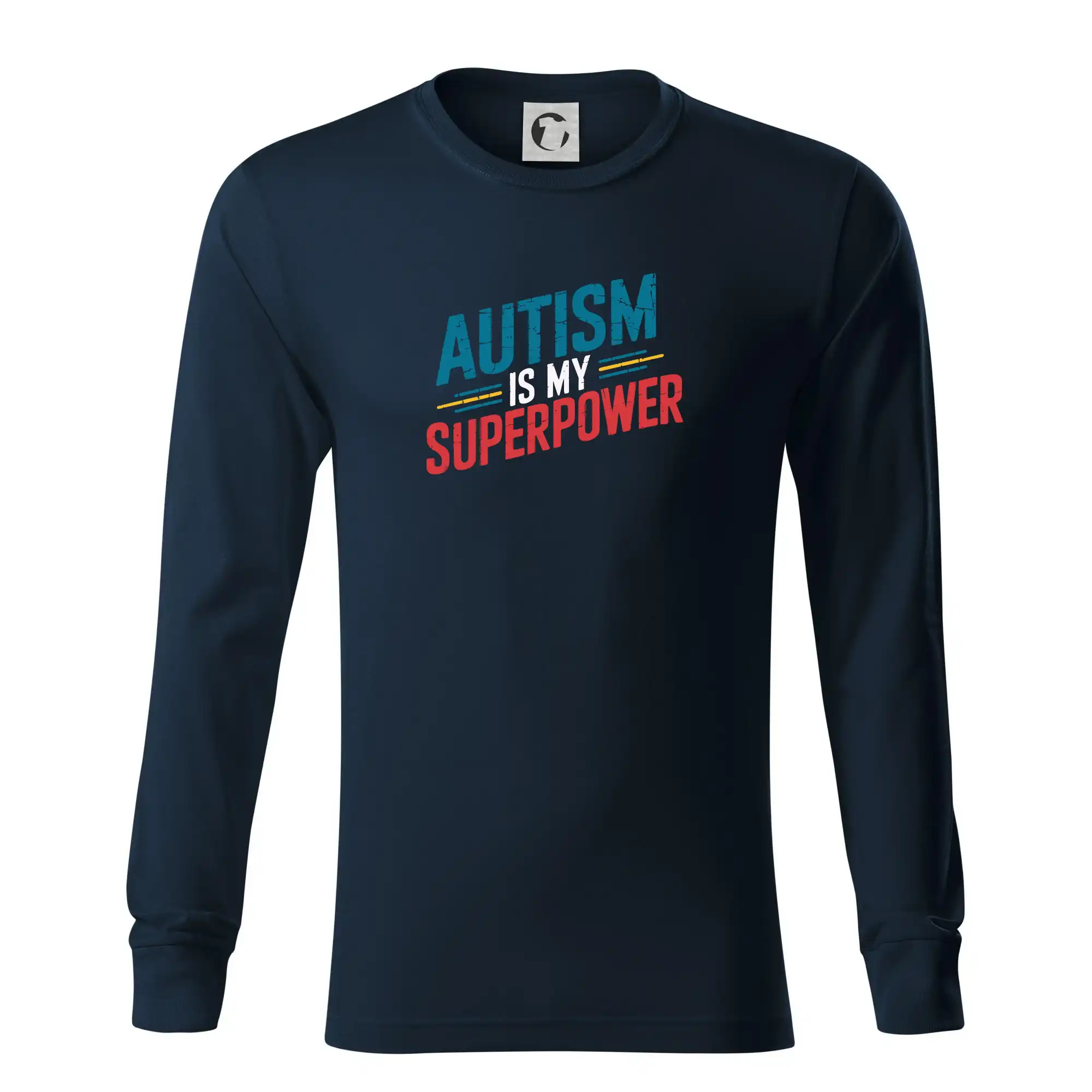 Šikmý nápis Autism is my superpower