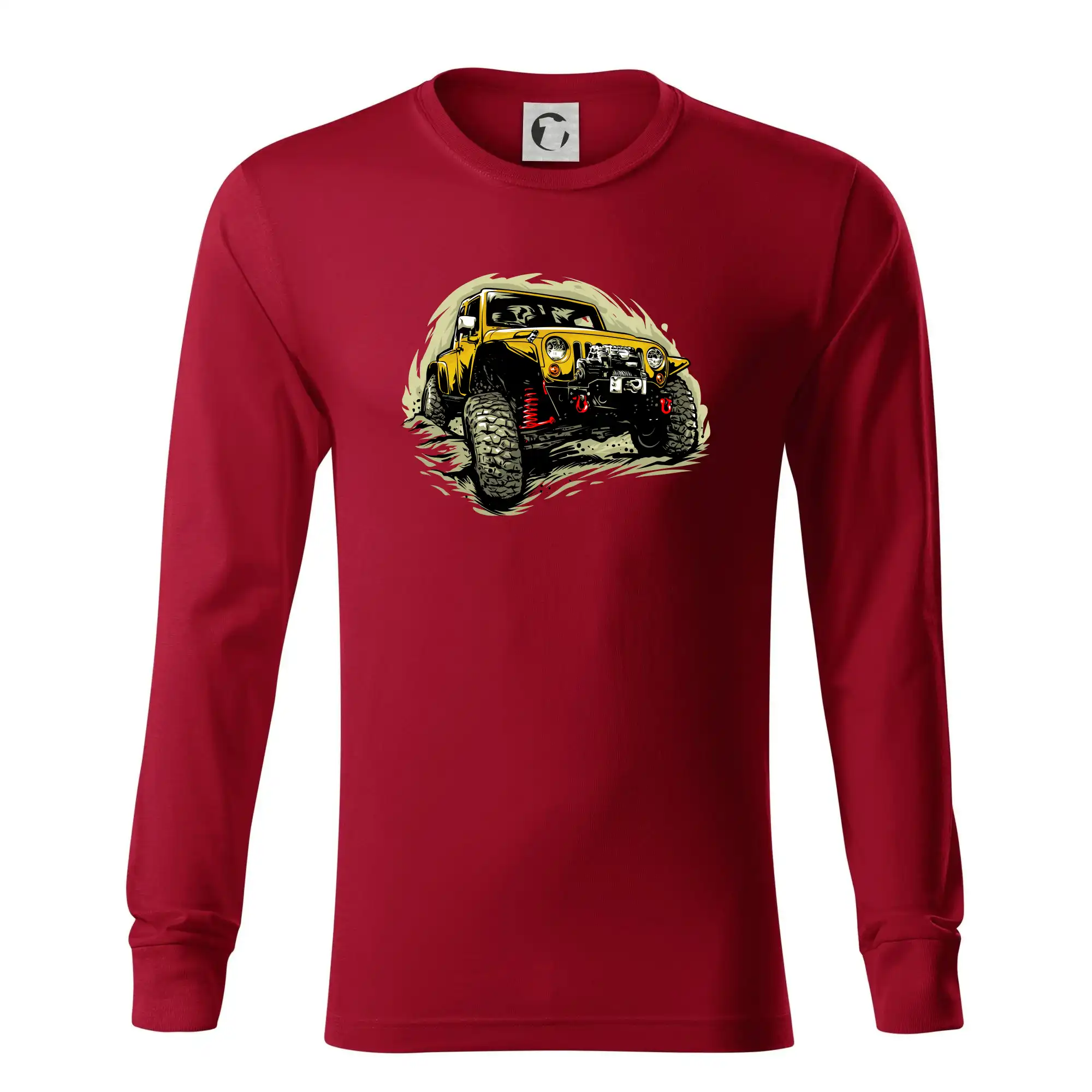 Žlutý offroad s navijákem