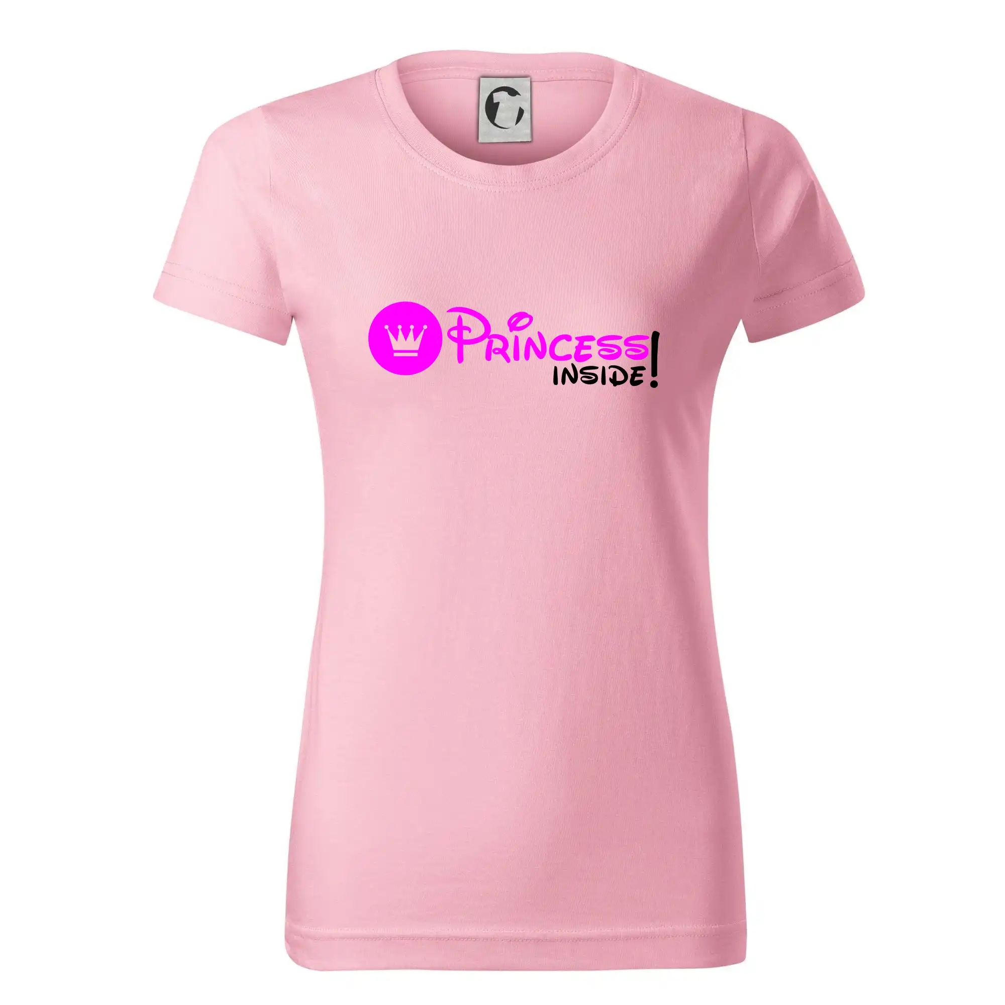 Tričká na párty - Princess! Inside! - Dámske tričko basic - ľahko voľnejšie a dlhšie