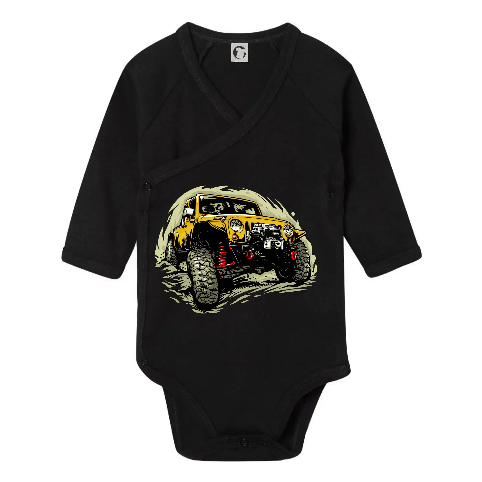Žlutý offroad s navijákem