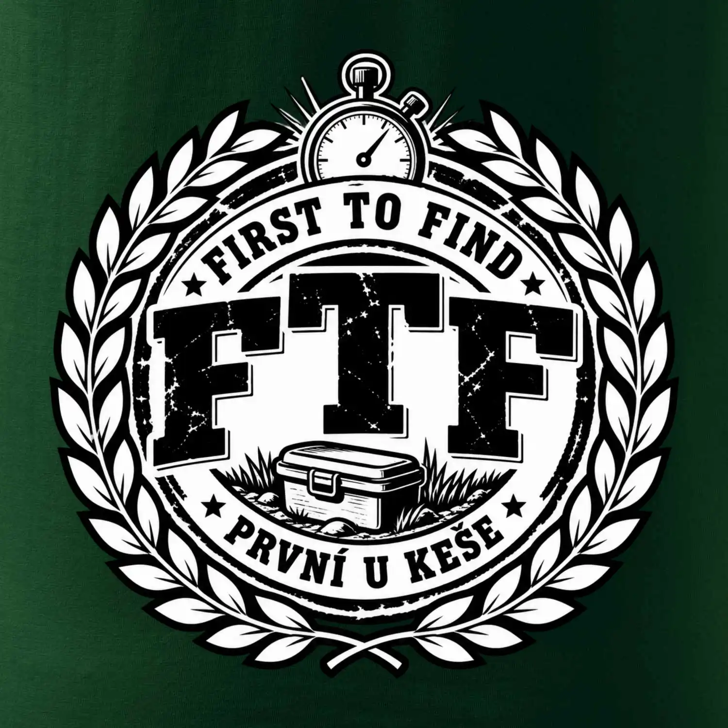 FTF první u keše vítězný odznak