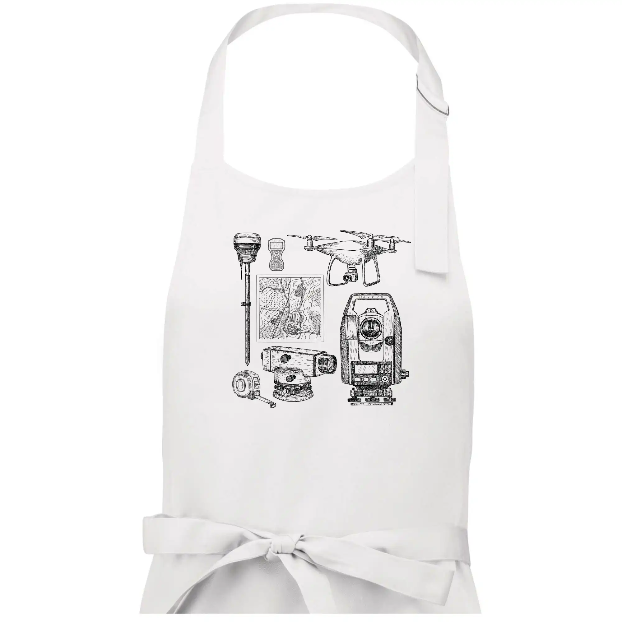 Geodet teodolit dron