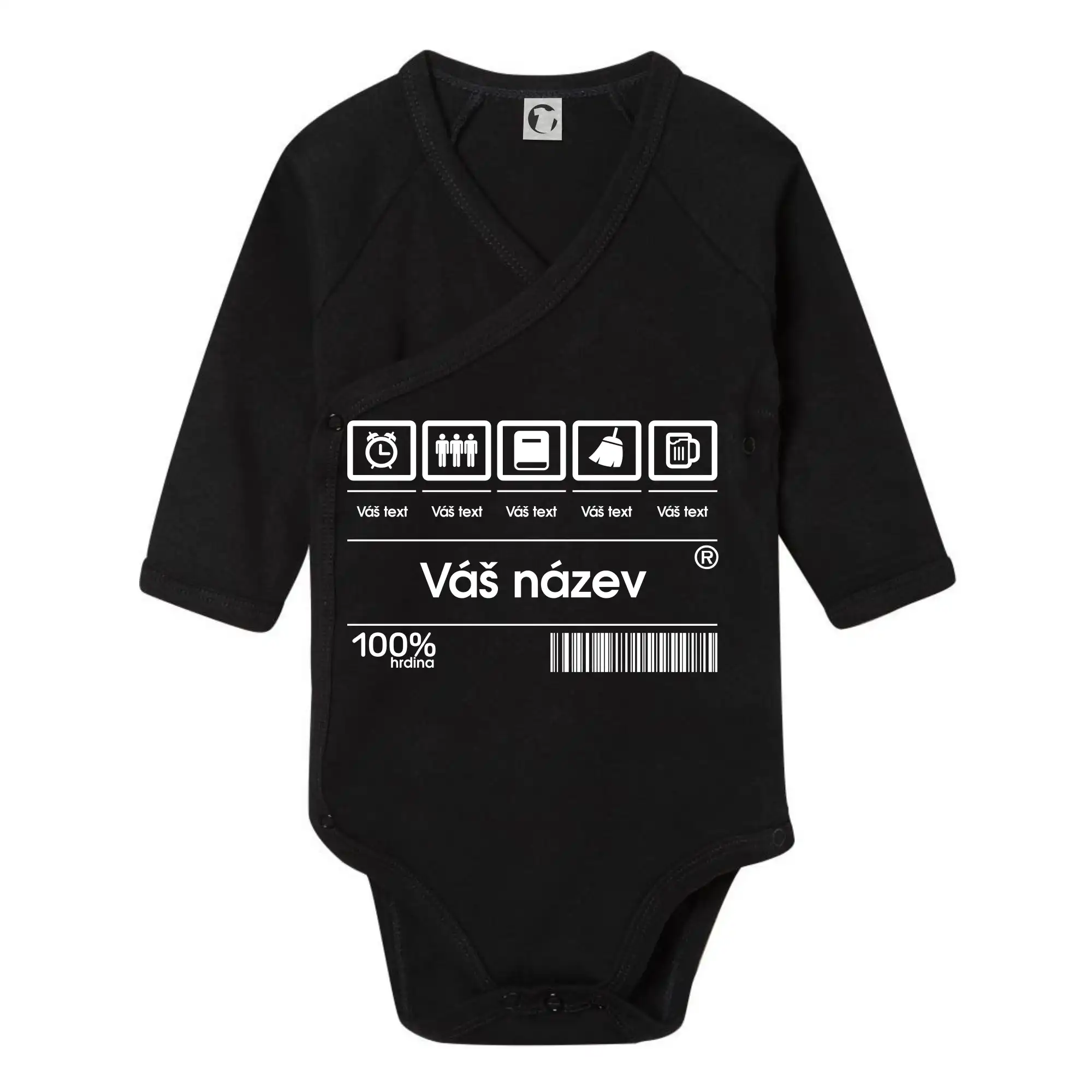 Čárový kód - Vlastní text