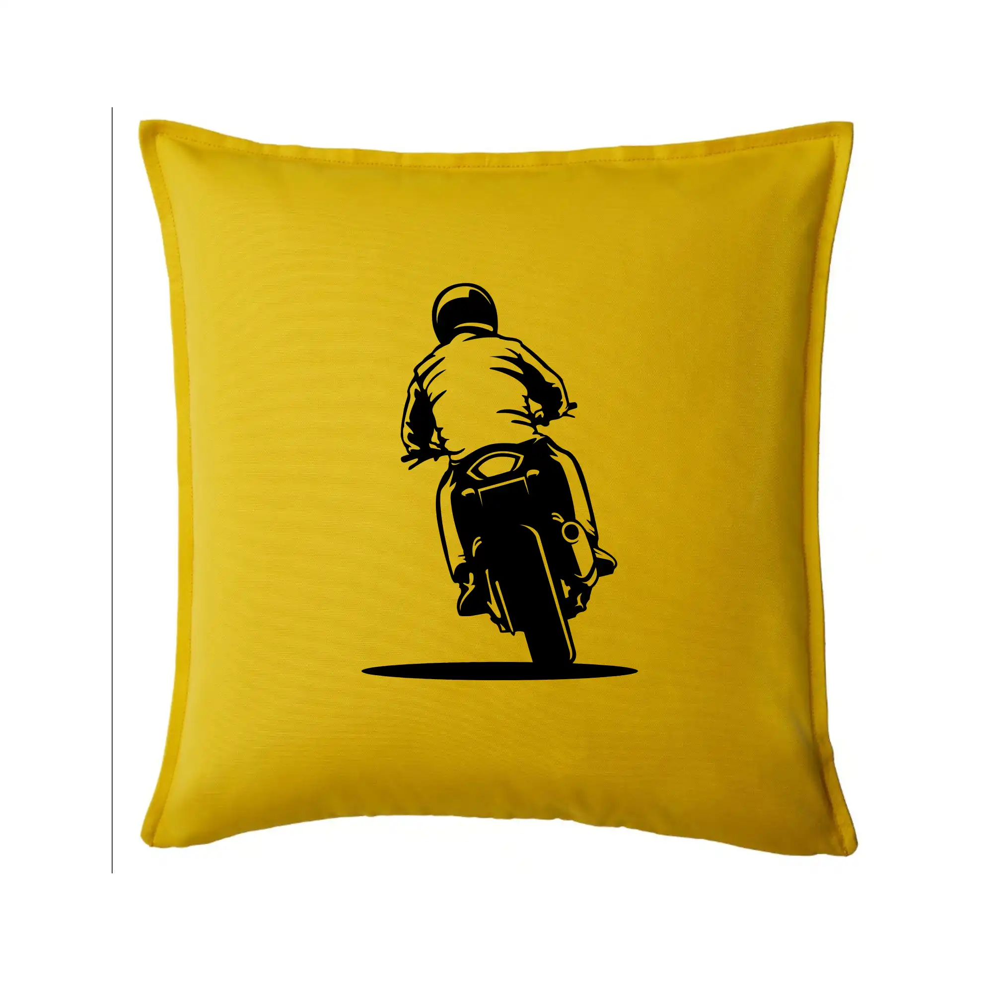 Motorkář na zádech - silnice