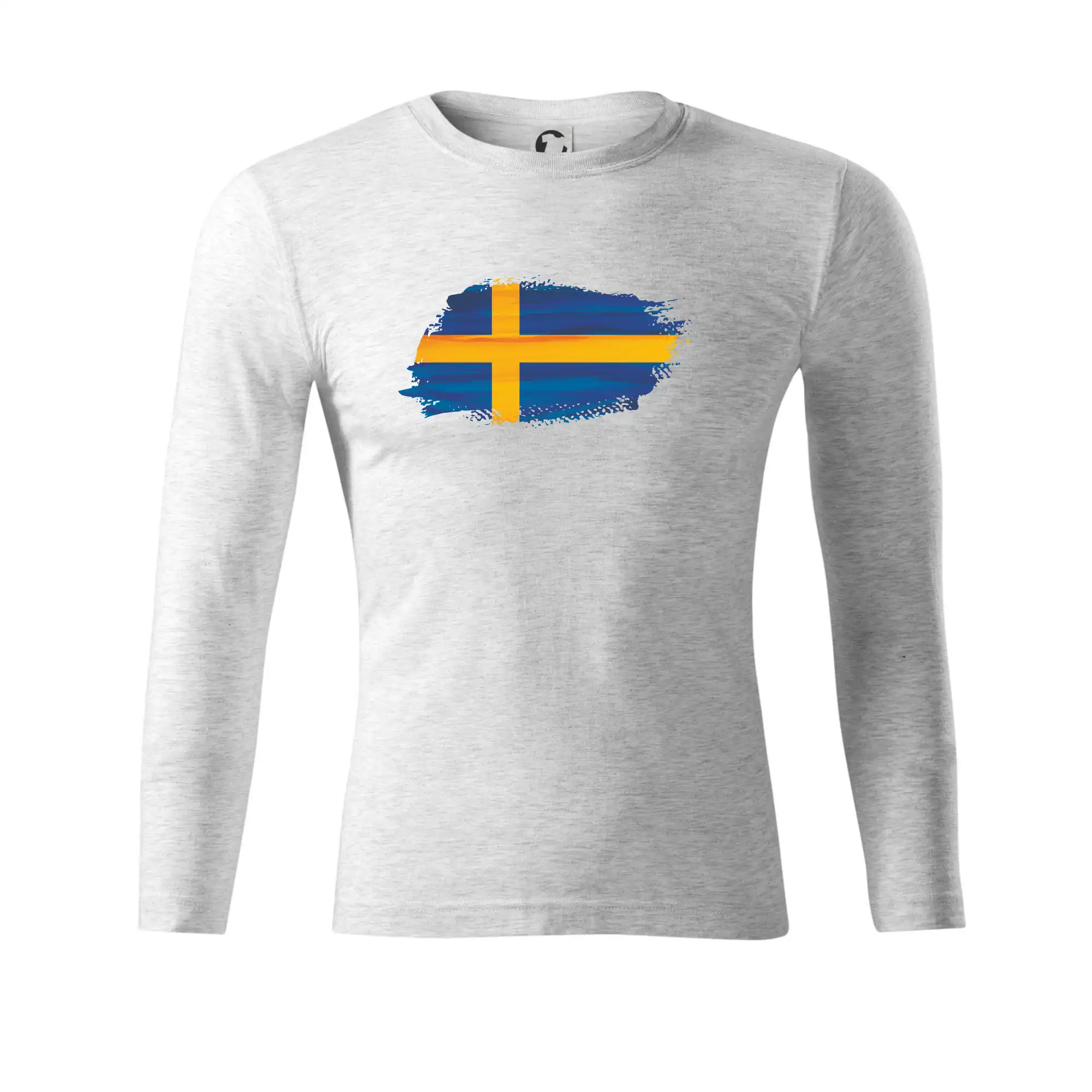 Švédská vlajka kreslená