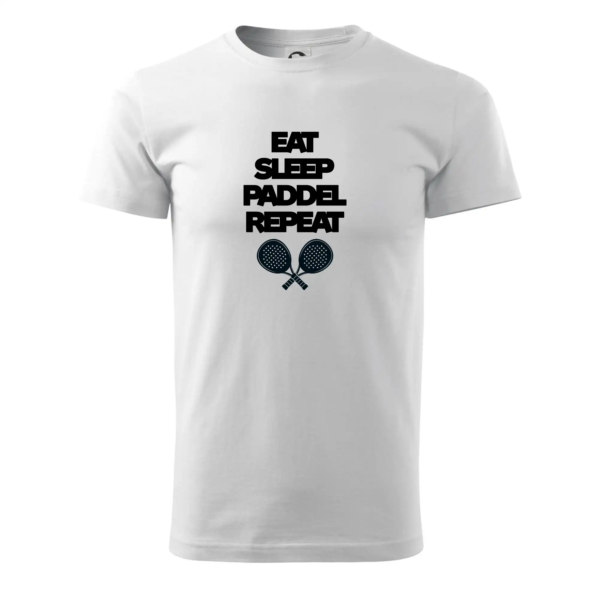 Eat sleep paddel repeat pod sebou