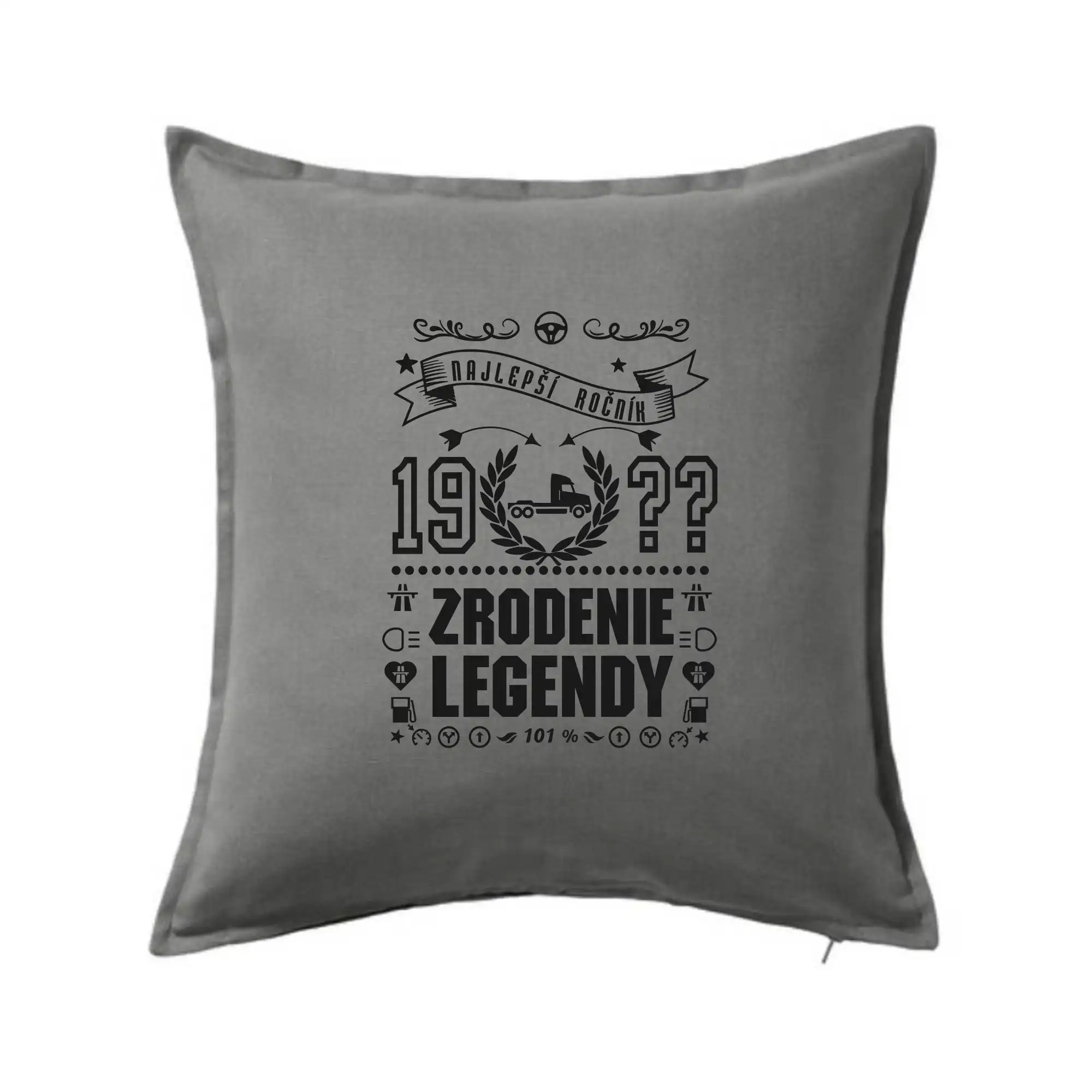 Trička Zrodenie legendy - Zrodenie legendy pre kamioňáka - Vankúš 50x50