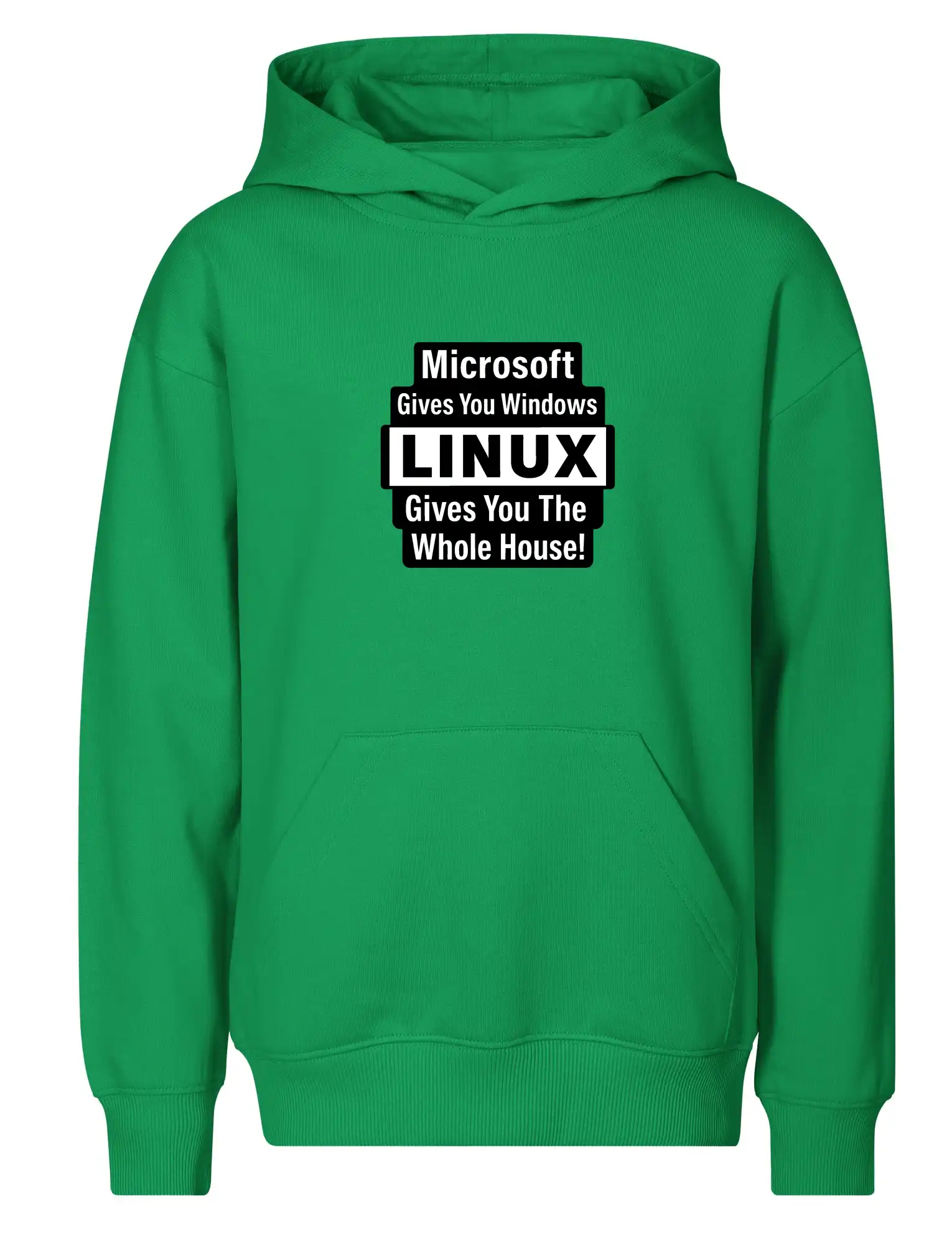 Microsoft Gives You Windows LINUX Gives You The Whole House!